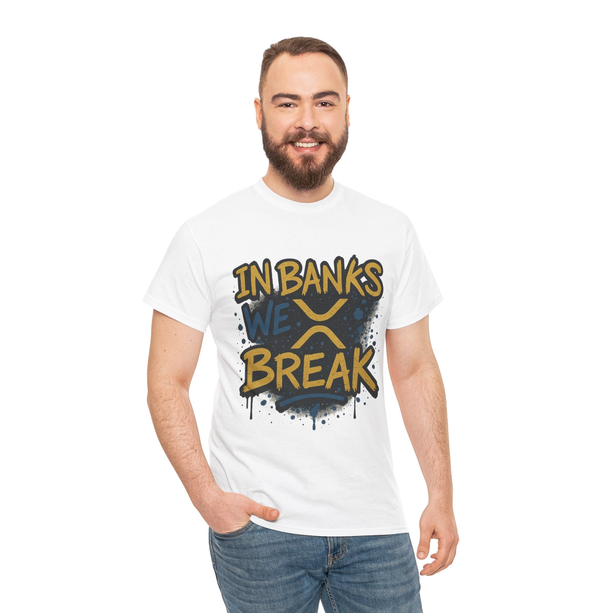 Ripple 'In Banks We Break' Graphic Tee — Crypto XRP Streetwear