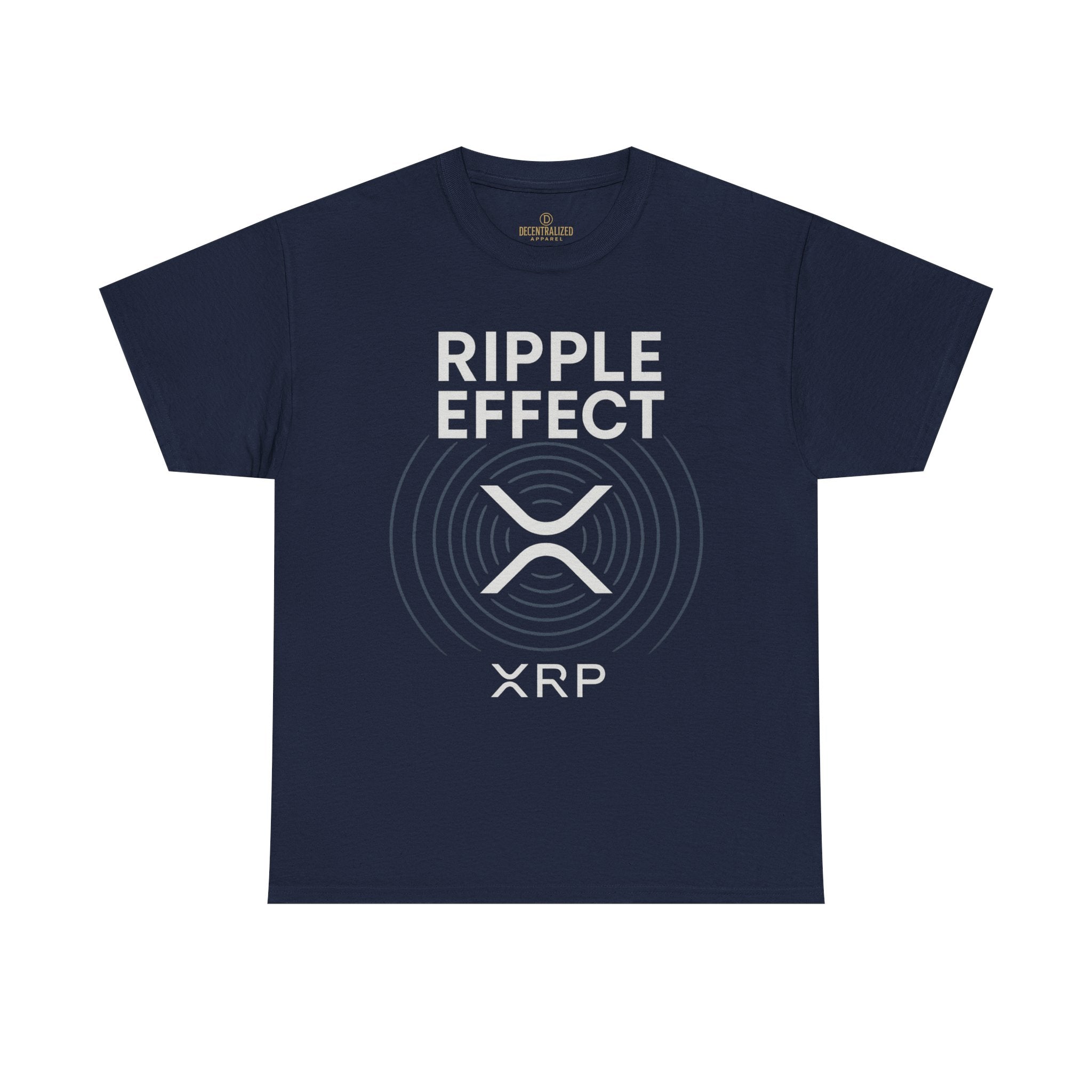 Ripple Effect XRP Tee — Minimal Cryptocurrency Logo T-Shirt