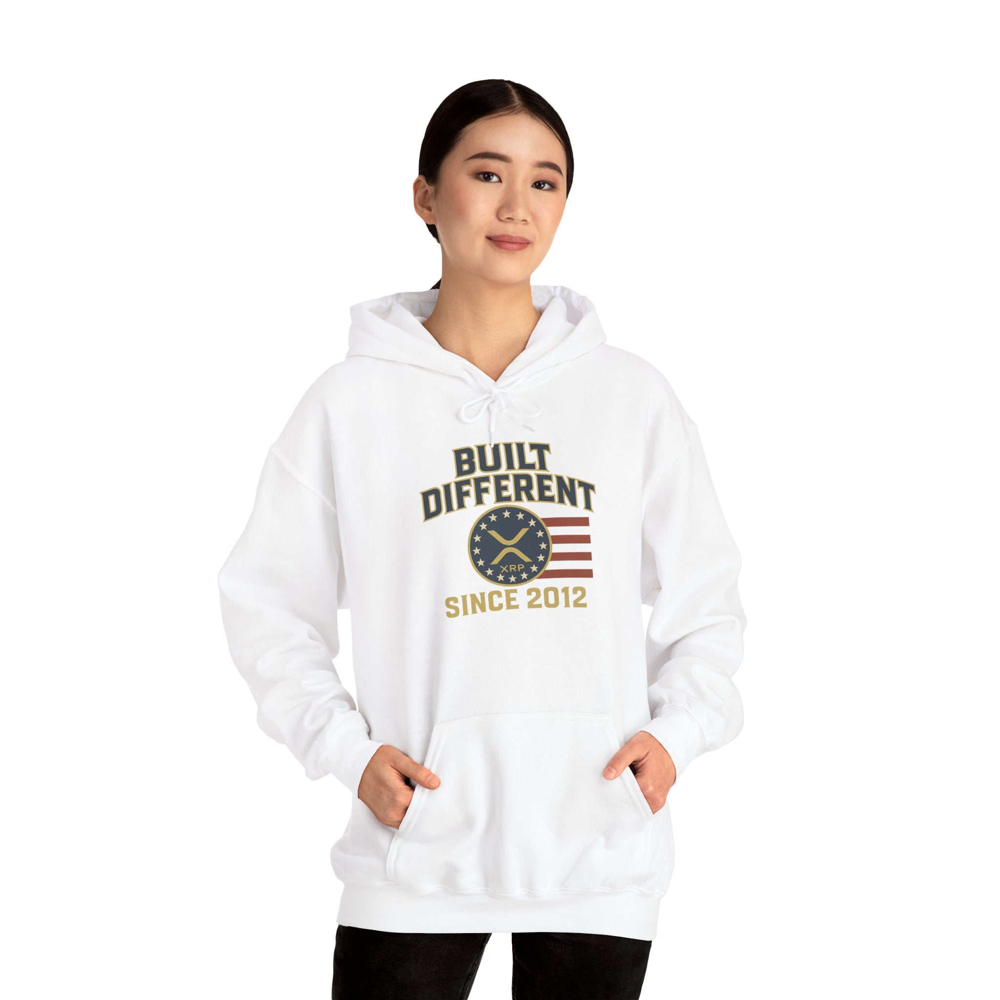 Built Different Hoodie • 'Built Different Since 2012' Patriotic Casual Pullover