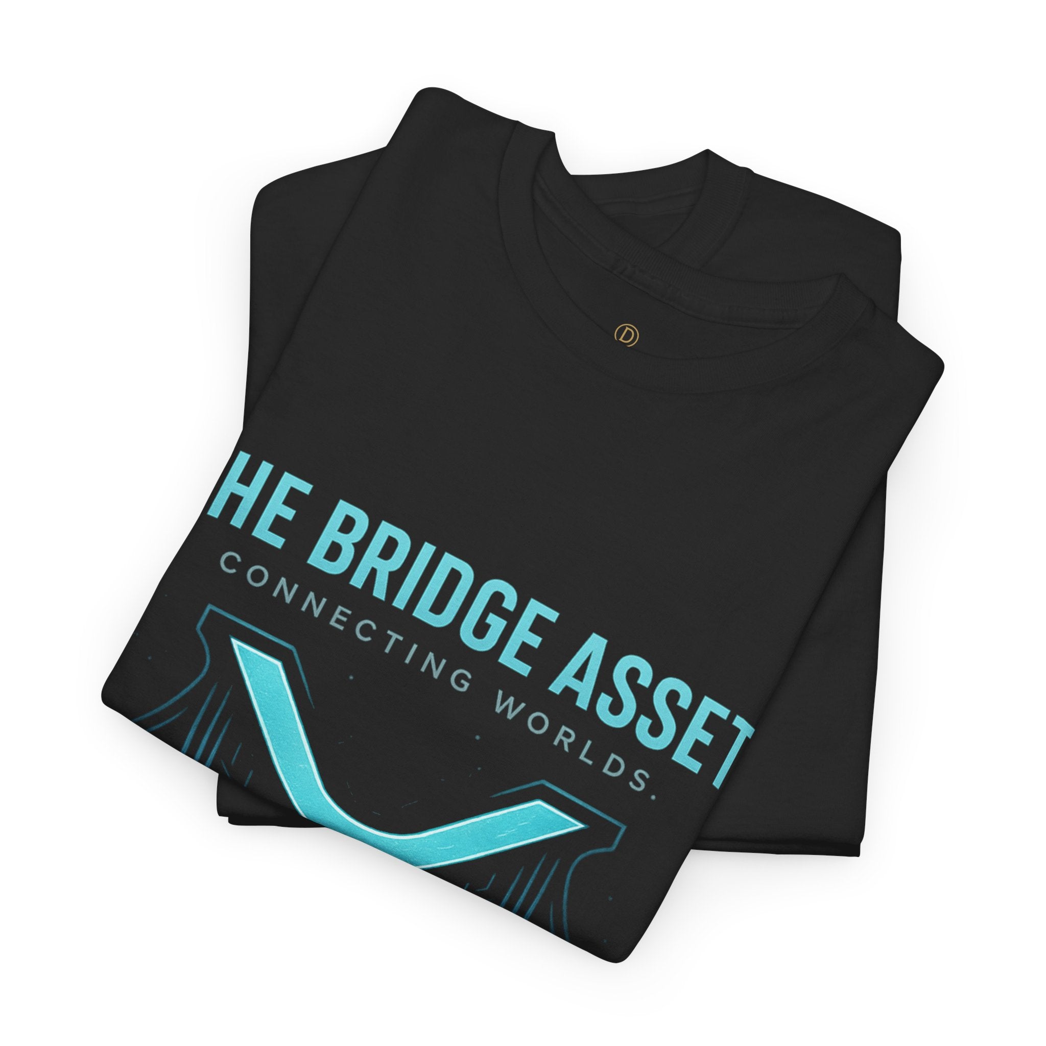 The Bridge Asset Tee – 'Connecting Worlds' Crypto Ripple X Logo T-Shirt