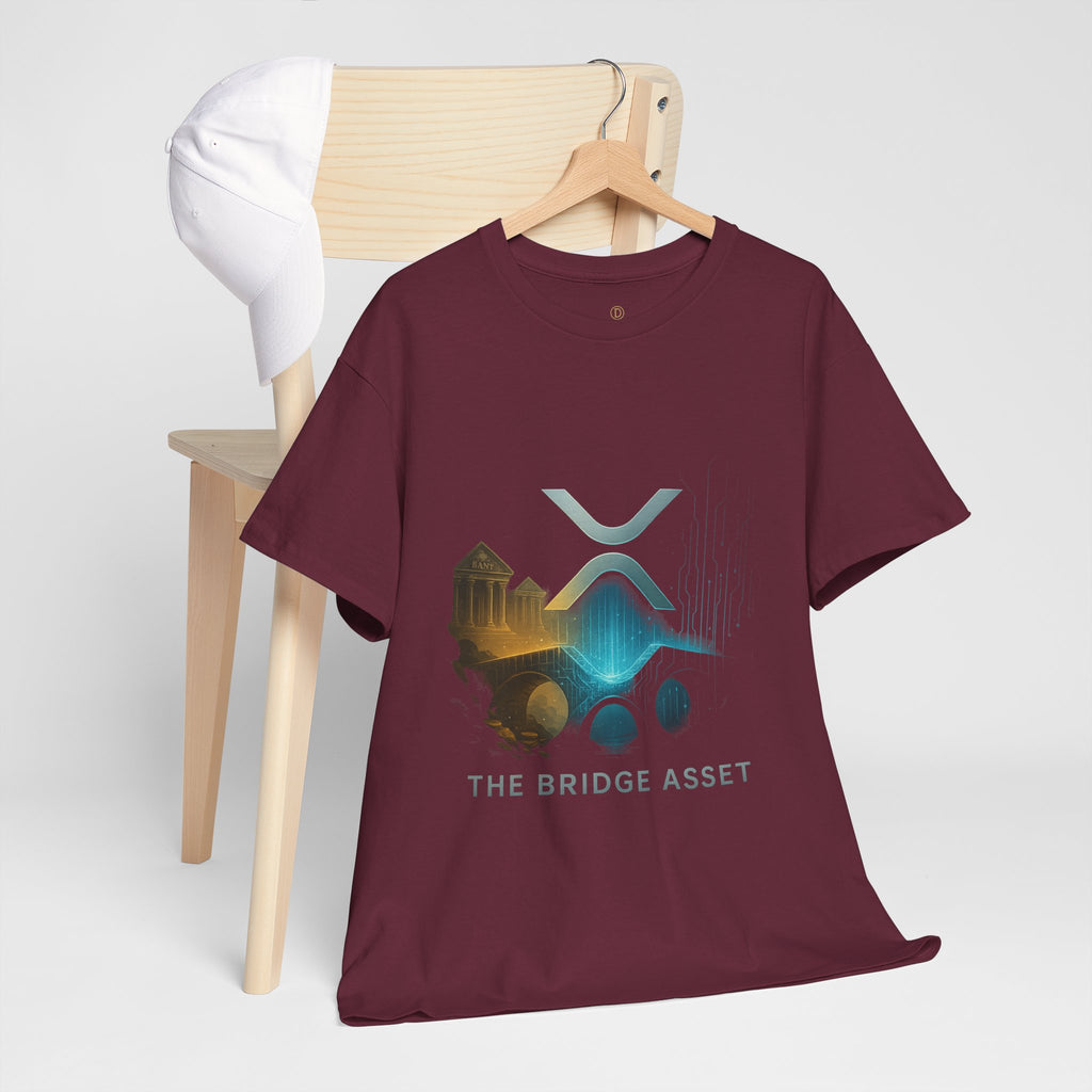 Ripple XRP Crypto Tee — 'The Bridge Asset' Logo T-Shirt