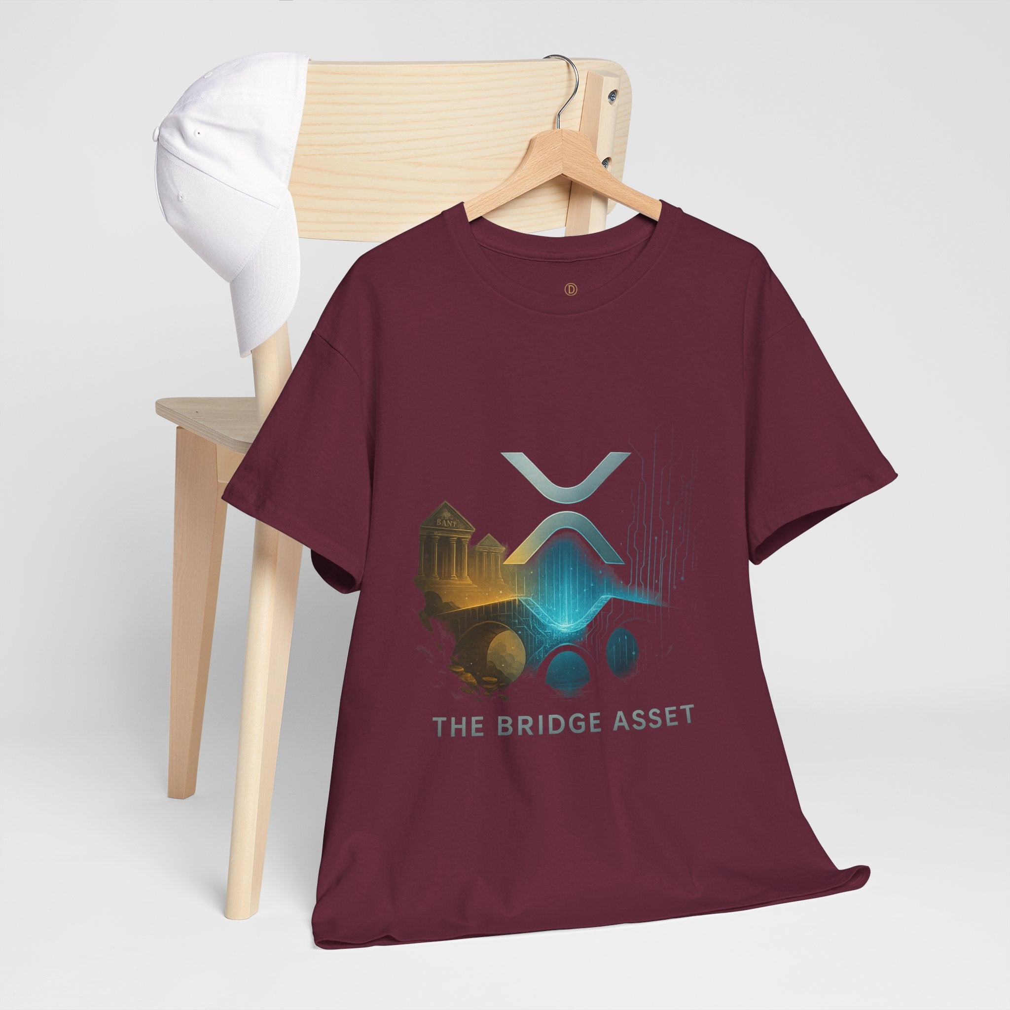 Ripple XRP Crypto Tee — 'The Bridge Asset' Logo T-Shirt