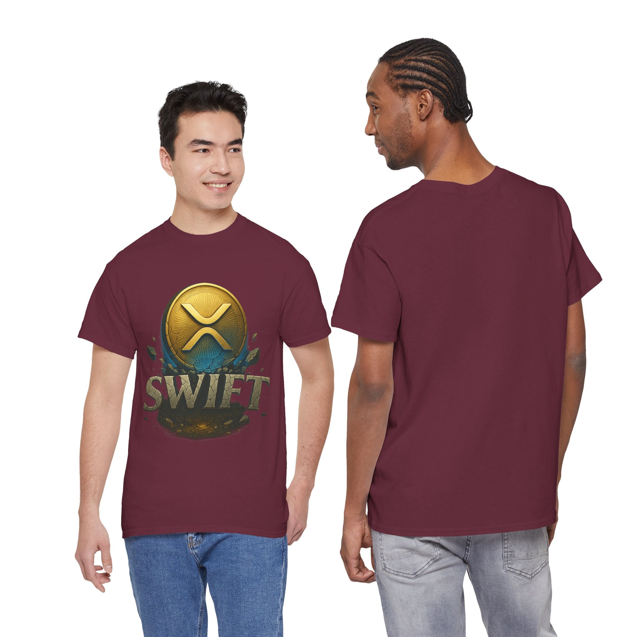 XRP Swift Cryptocurrency T‑Shirt — Ripple Coin Logo Graphic Tee