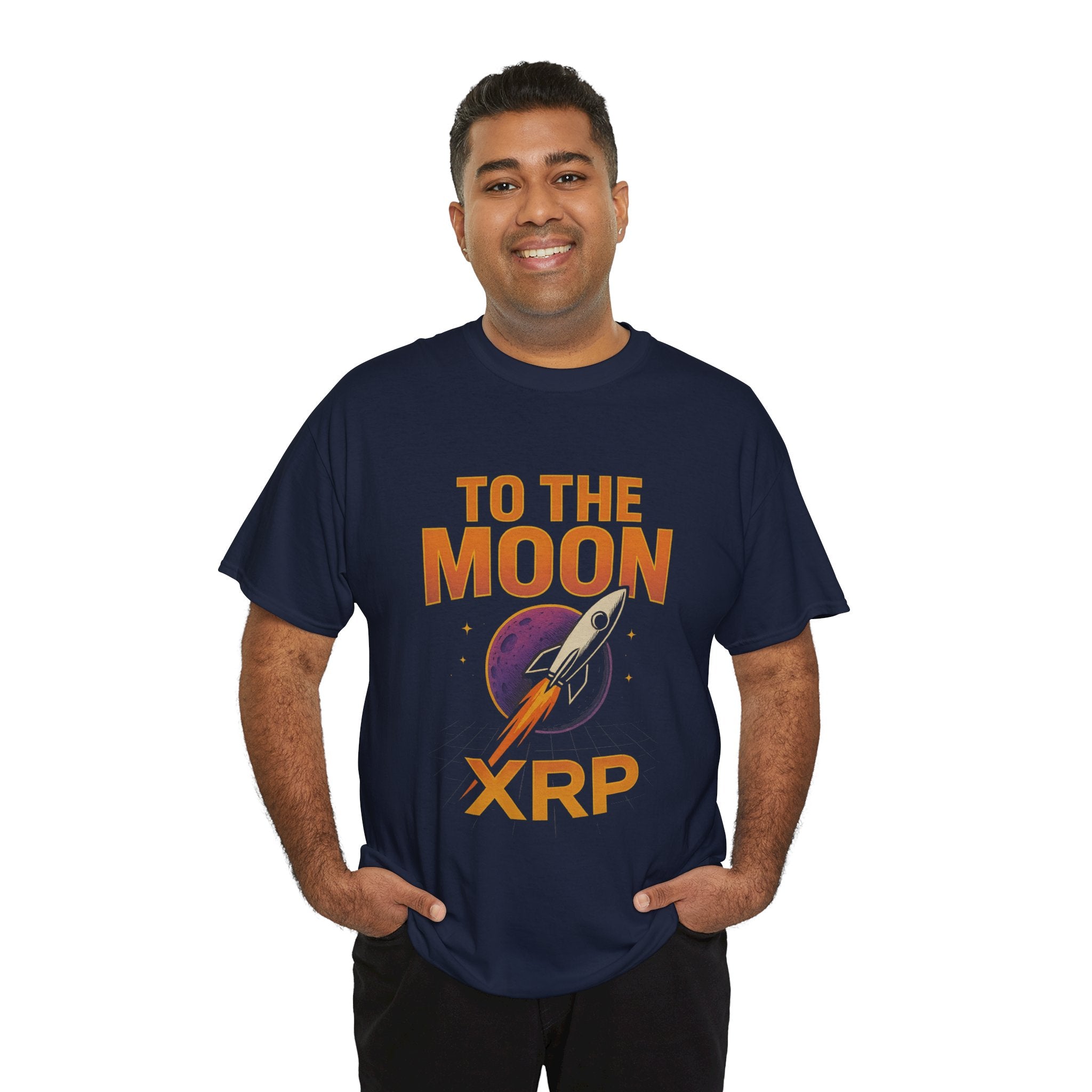 XRP To The Moon Tee — Cryptocurrency Investor Rocket Shirt