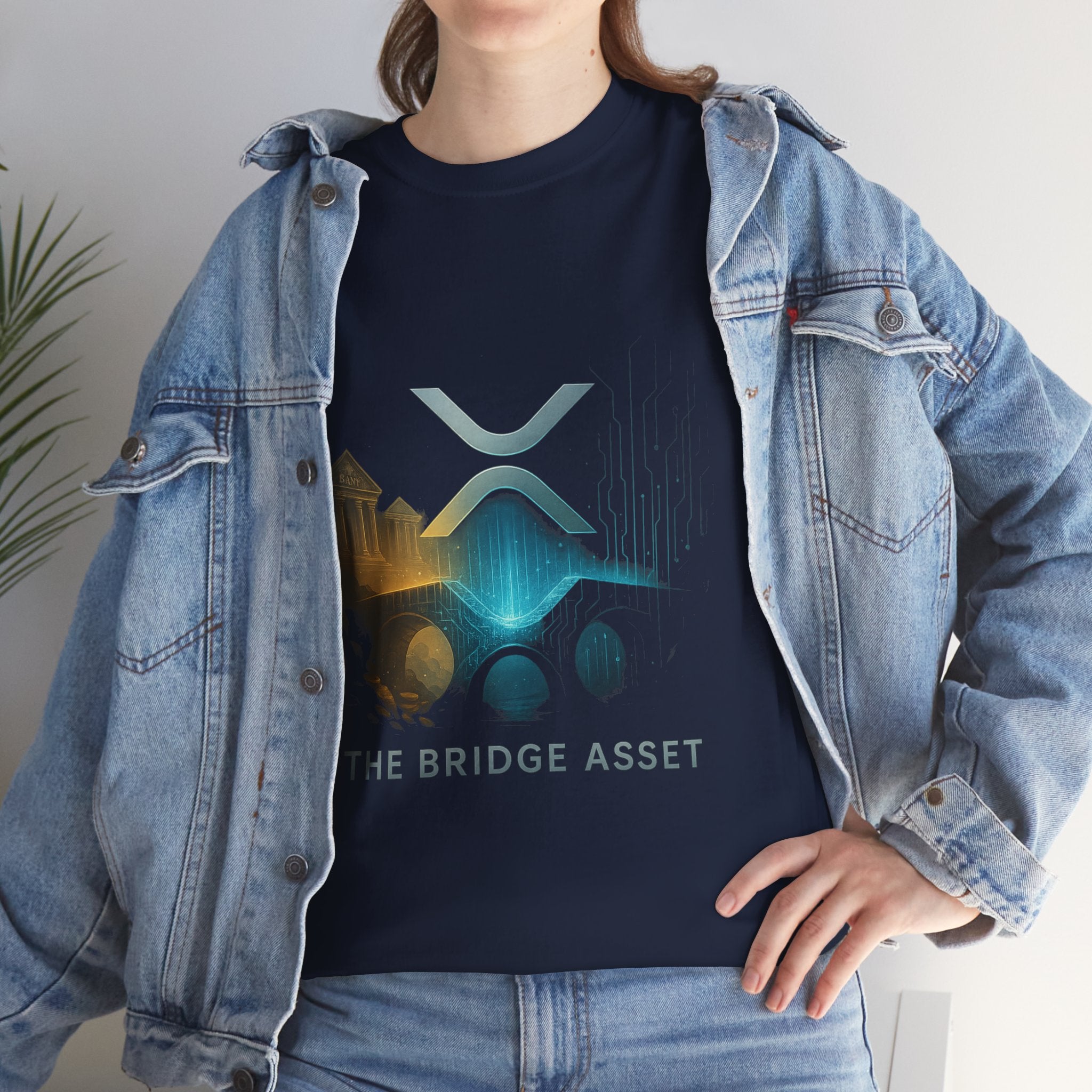 Ripple XRP Crypto Tee — 'The Bridge Asset' Logo T-Shirt