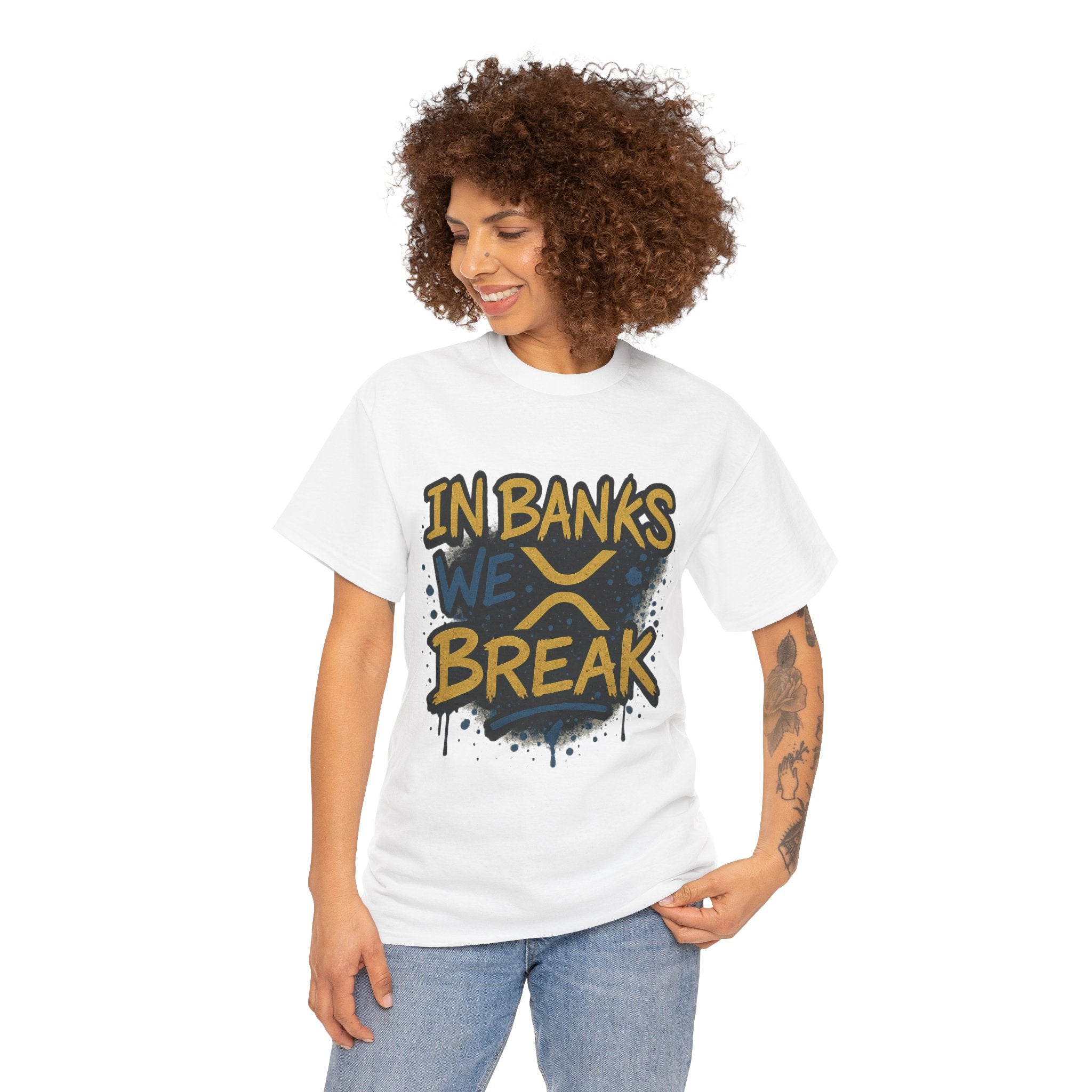 Ripple 'In Banks We Break' Graphic Tee — Crypto XRP Streetwear