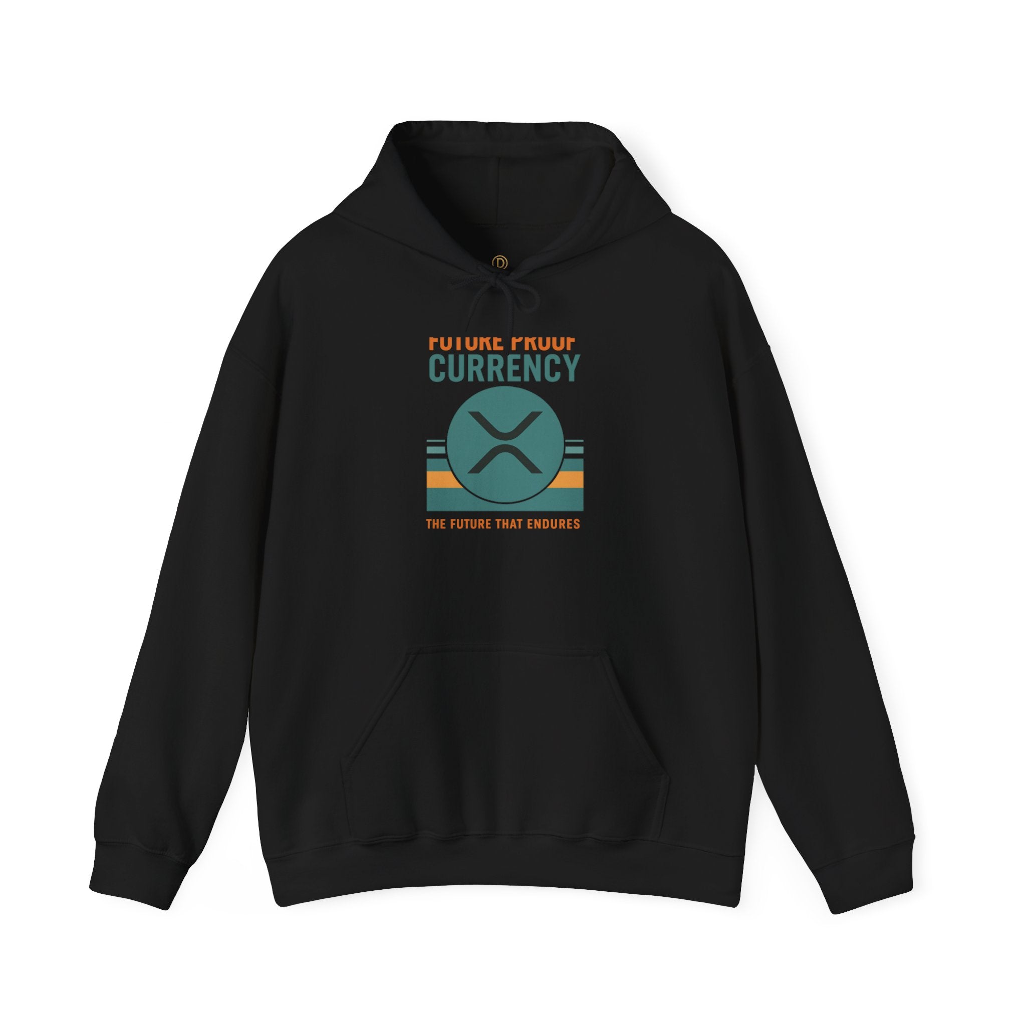 Ripple Crypto Hoodie – “Future Proof Currency” Retro Logo Sweatshirt