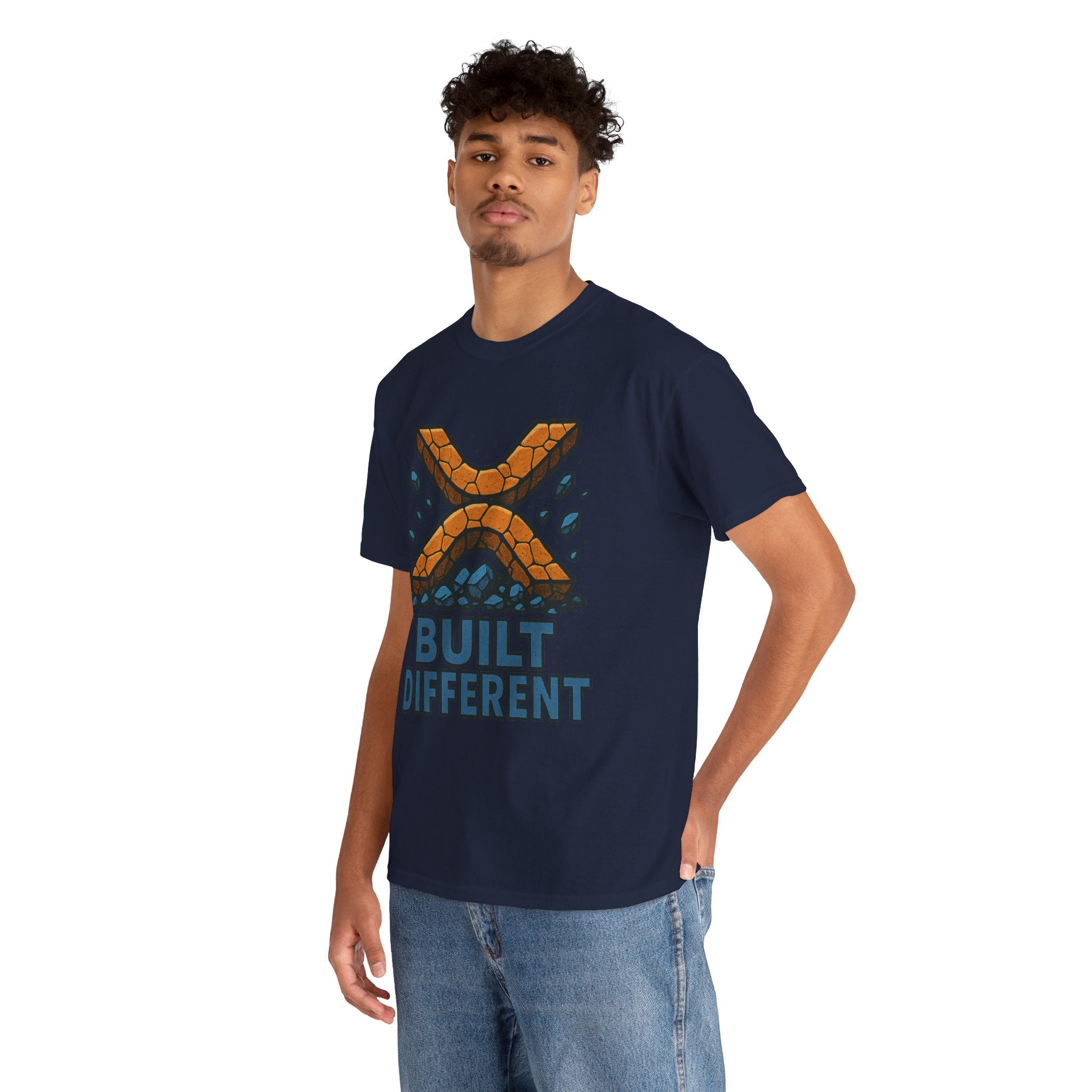 Built Different T-Shirt — Rugged Crypto X Design Tee