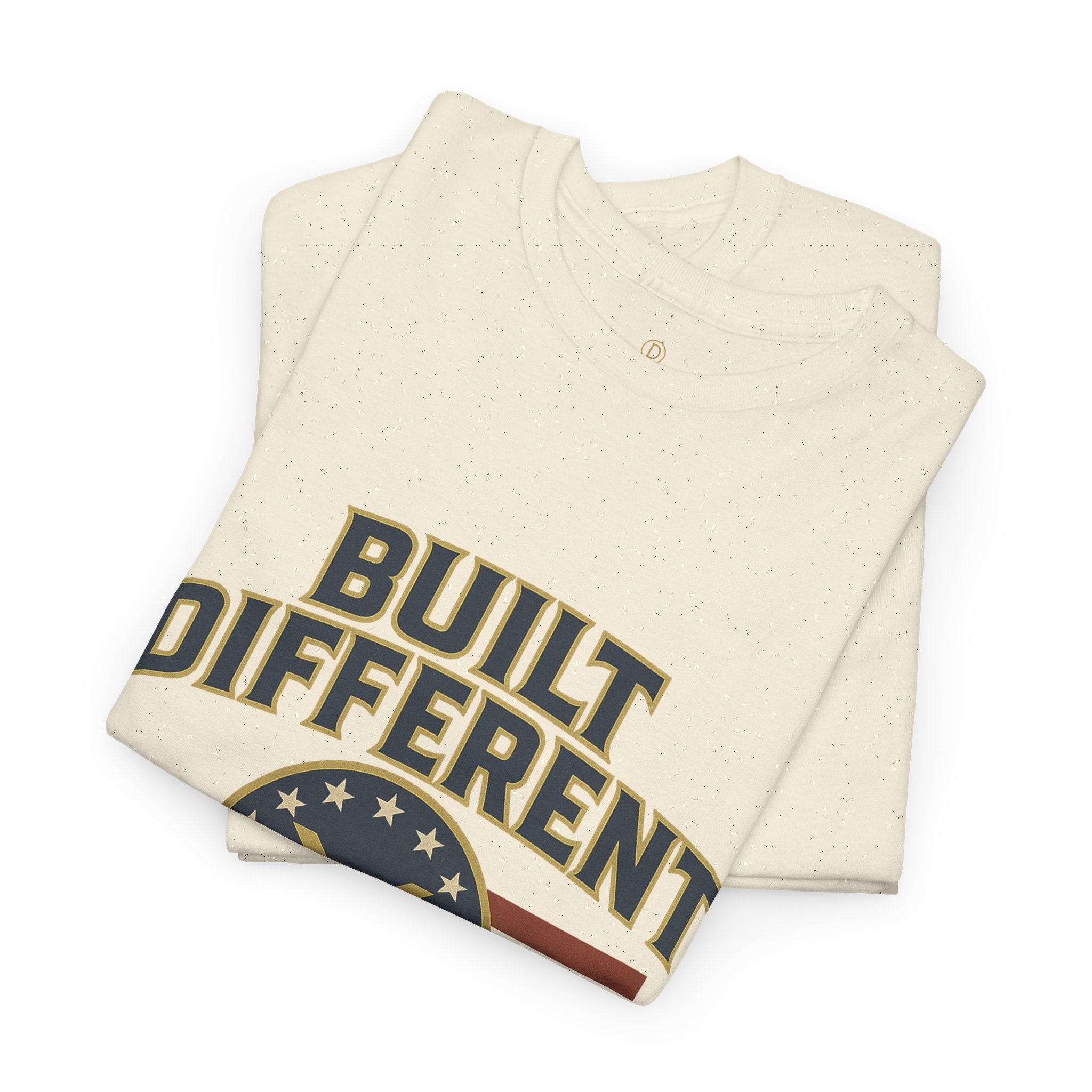 Built Different Since 2012 T-Shirt — American Flag Vintage Crew Tee