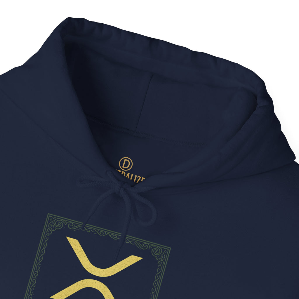 XRP Logo Hoodie – Gold Cryptocurrency Sweatshirt