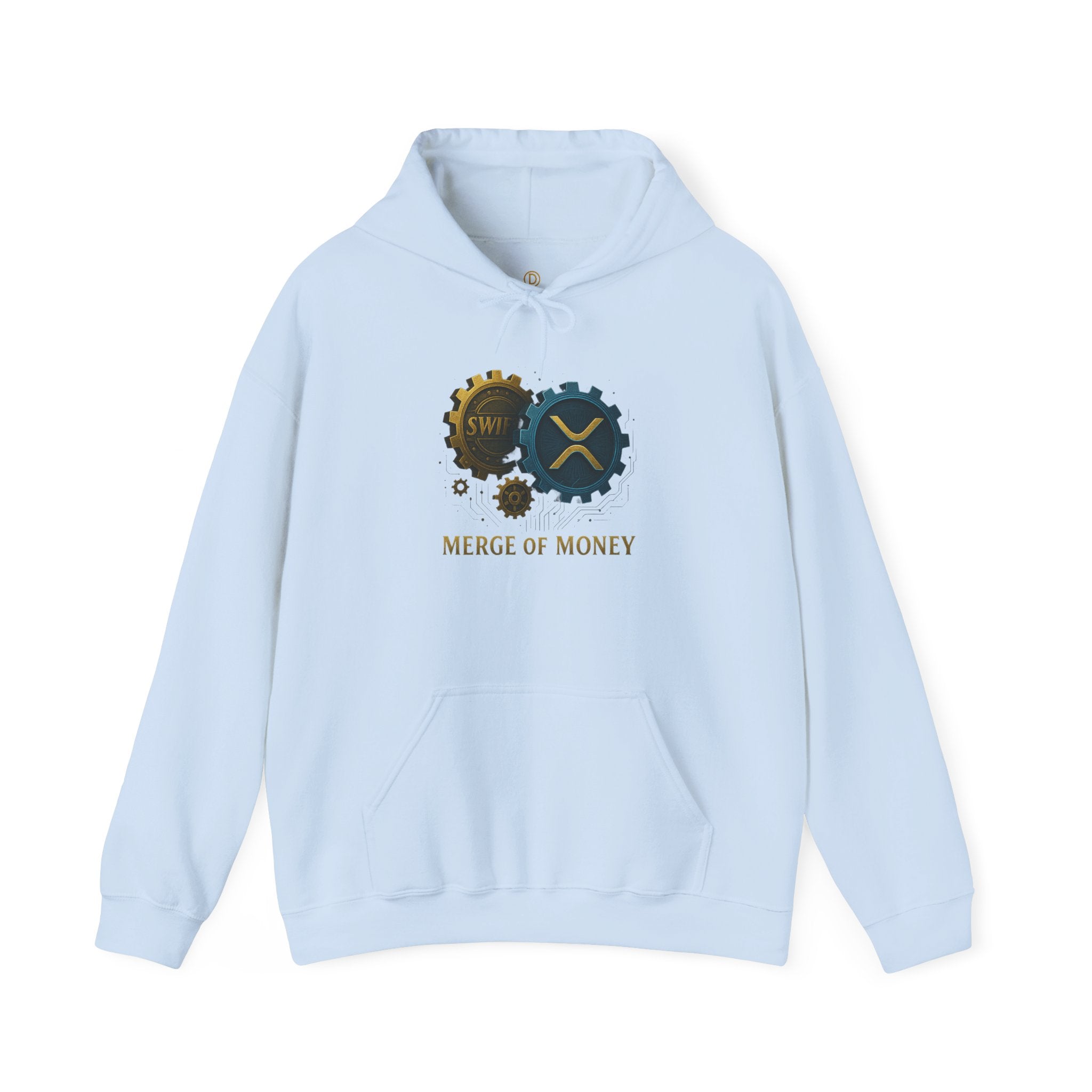 Merge of Money Hoodie — Financial Gears Graphic Pullover