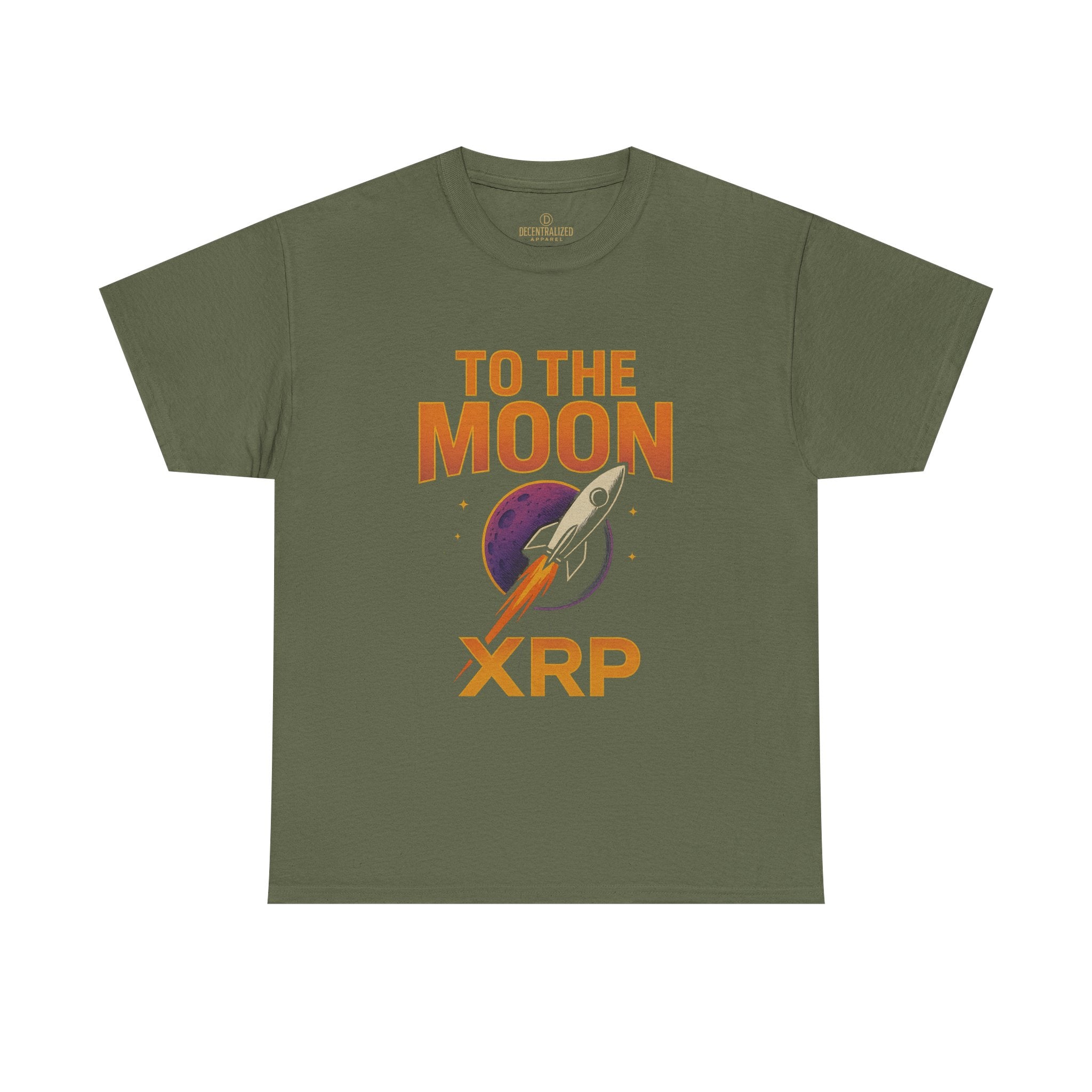 XRP To The Moon Tee — Cryptocurrency Investor Rocket Shirt