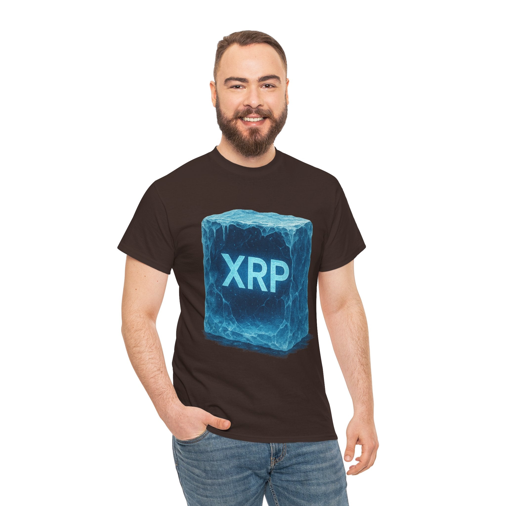 XRP Ice Block Tee — Crypto Ripple Logo T-Shirt