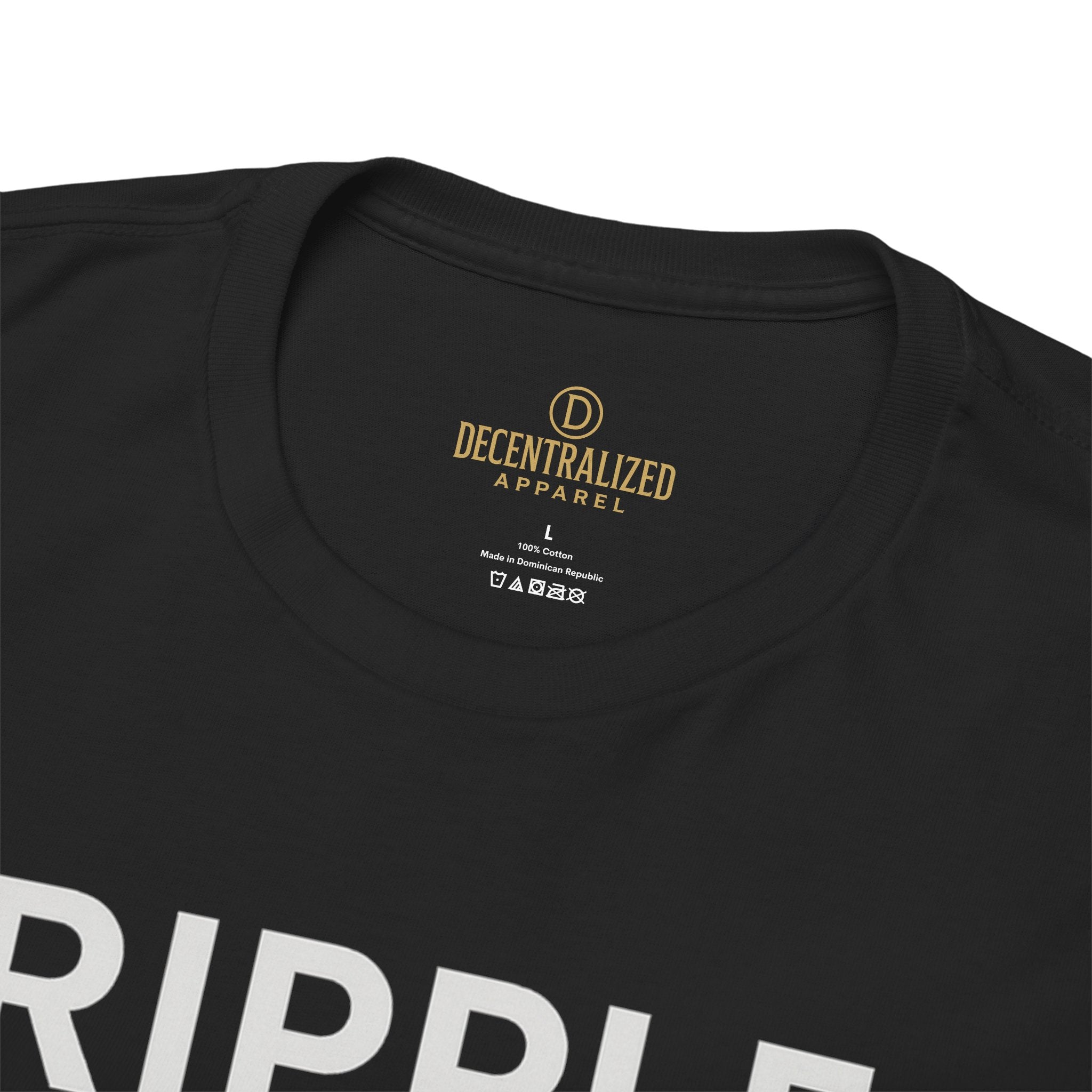 Ripple Effect XRP Tee — Minimal Cryptocurrency Logo T-Shirt