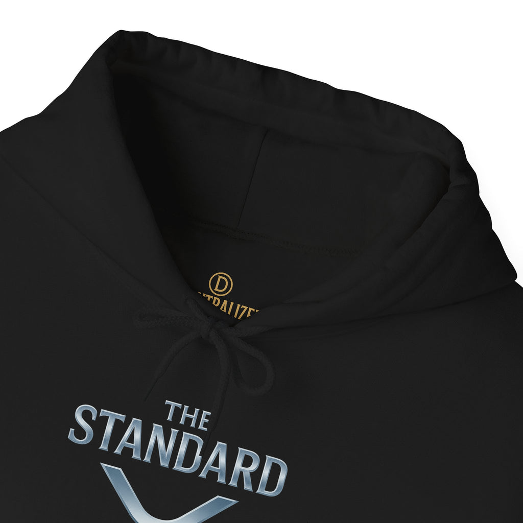 XRP 'The Standard' Logo Hoodie — Crypto Casual Pullover