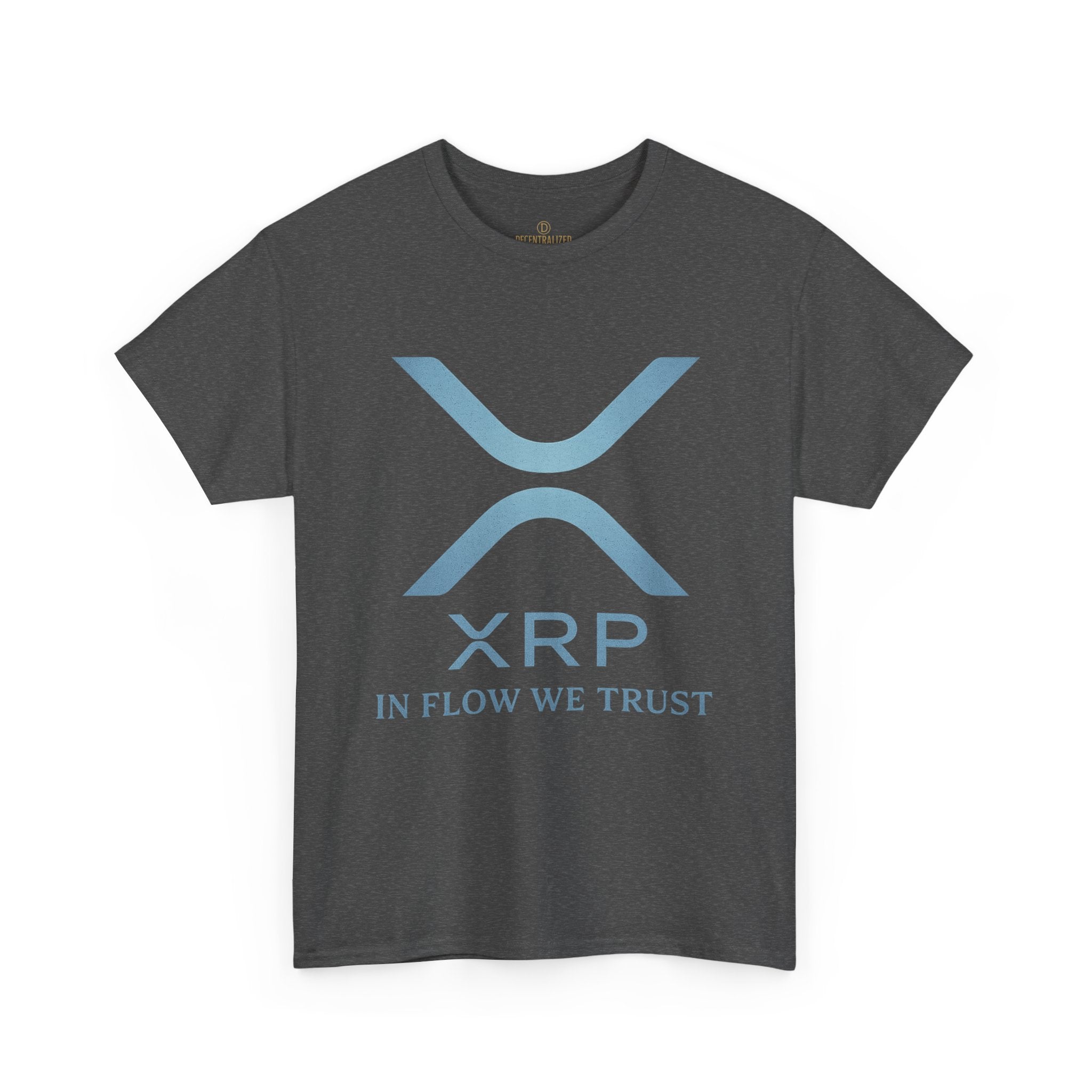 XRP Crypto Tee — "In Flow We Trust" Ripple Logo T-Shirt