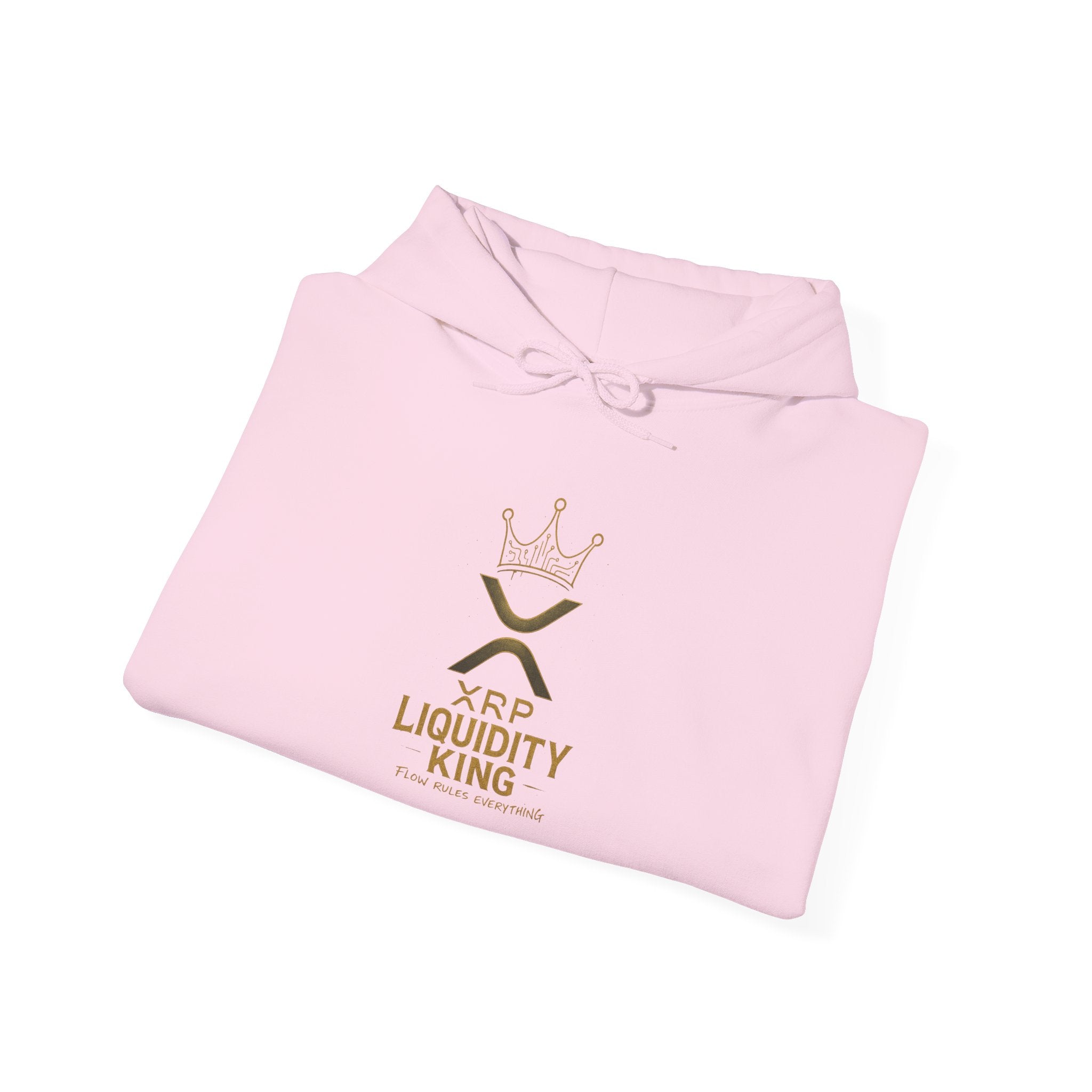 XRP Liquidity King Hoodie — Crypto Logo Pullover for Traders & Investors