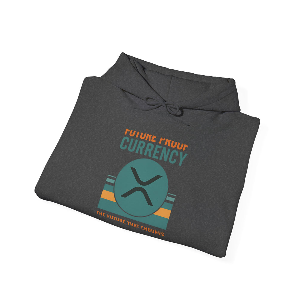 Ripple Crypto Hoodie – “Future Proof Currency” Retro Logo Sweatshirt
