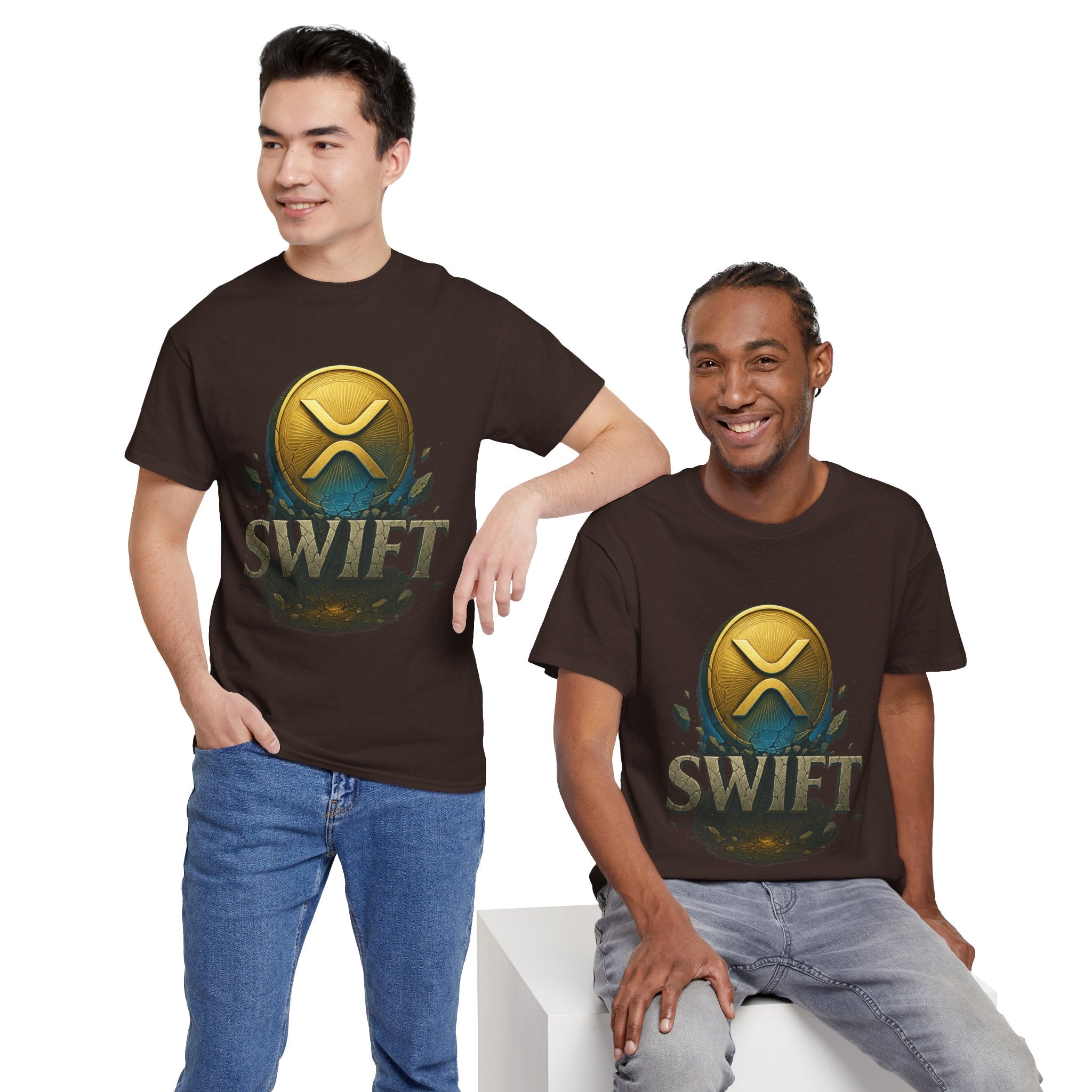 XRP Swift Cryptocurrency T‑Shirt — Ripple Coin Logo Graphic Tee