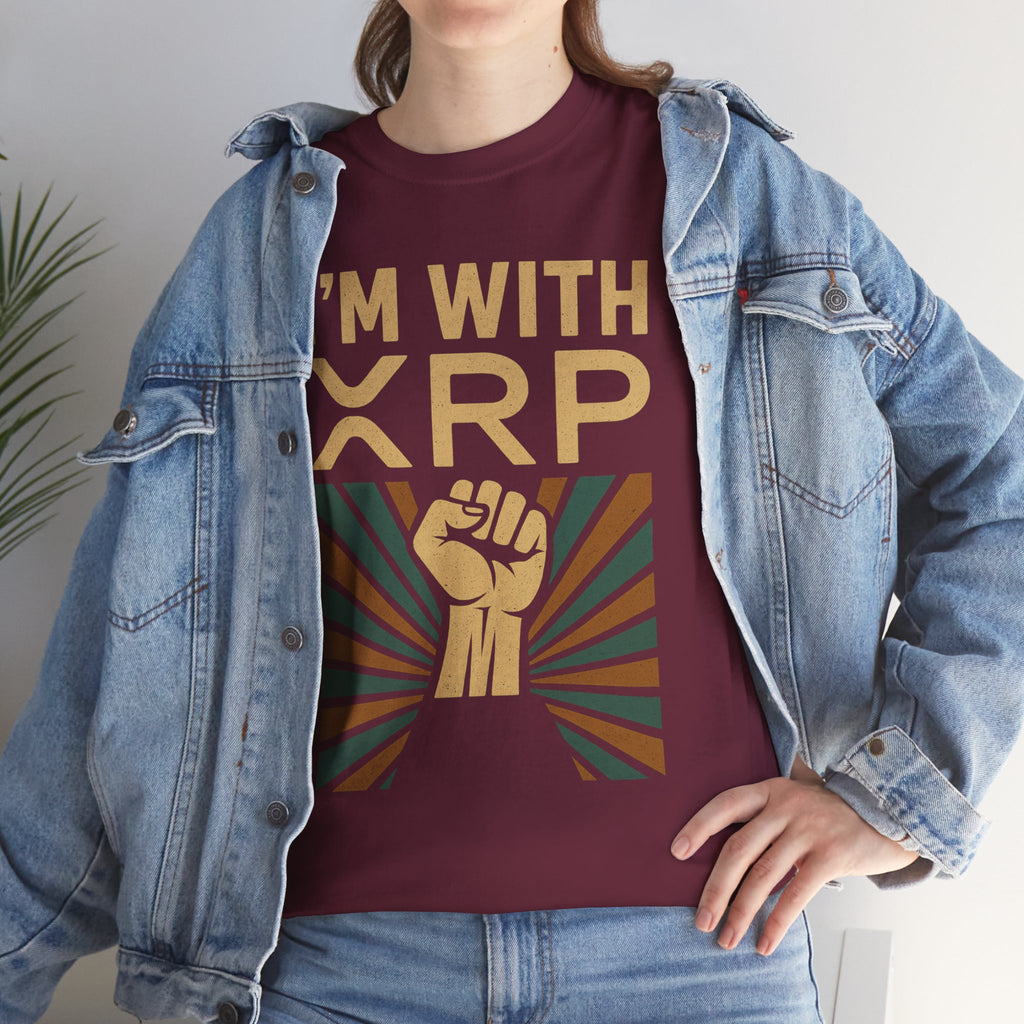 I'm With XRP Graphic Tee – Crypto Supporter Shirt