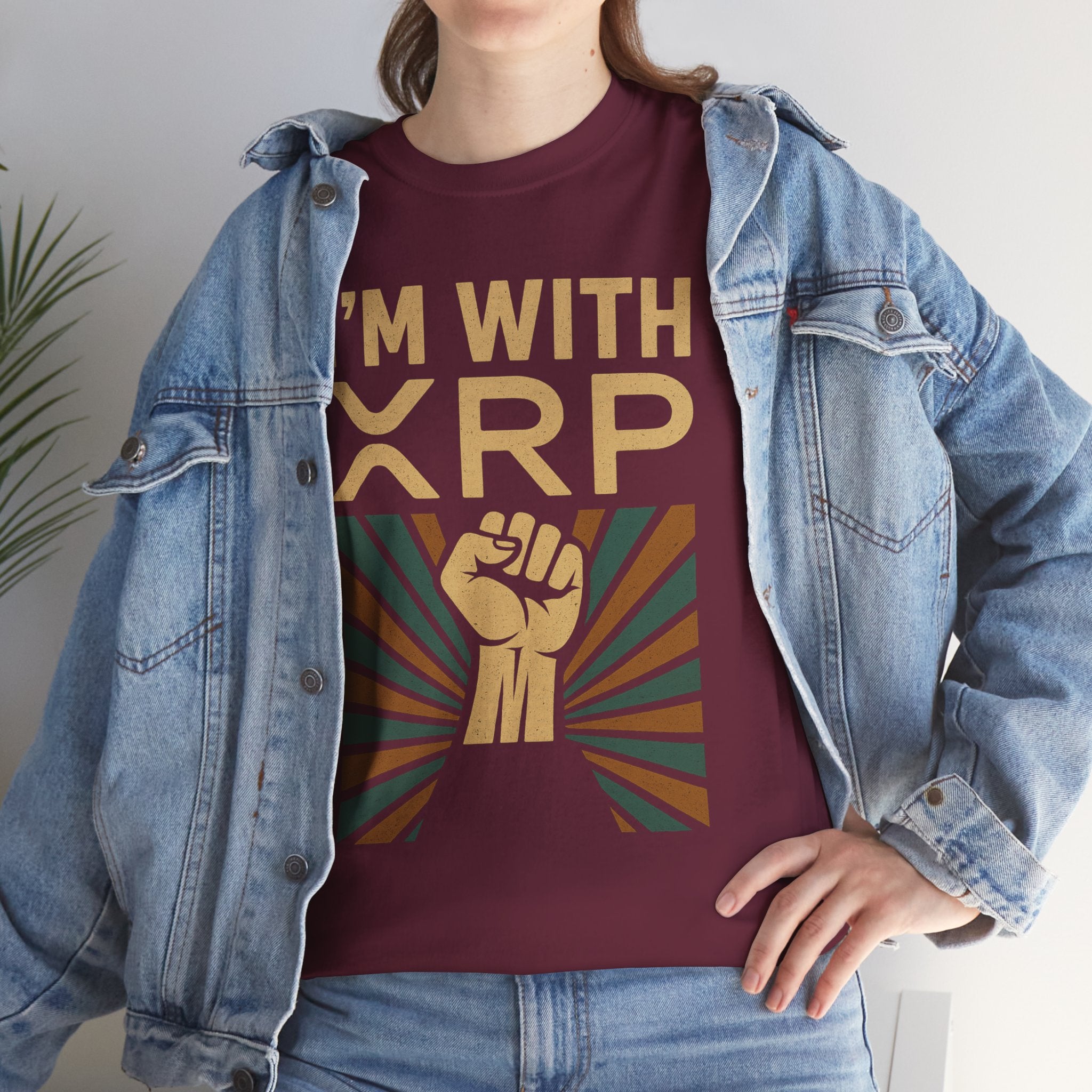 I'm With XRP Graphic Tee – Crypto Supporter Shirt