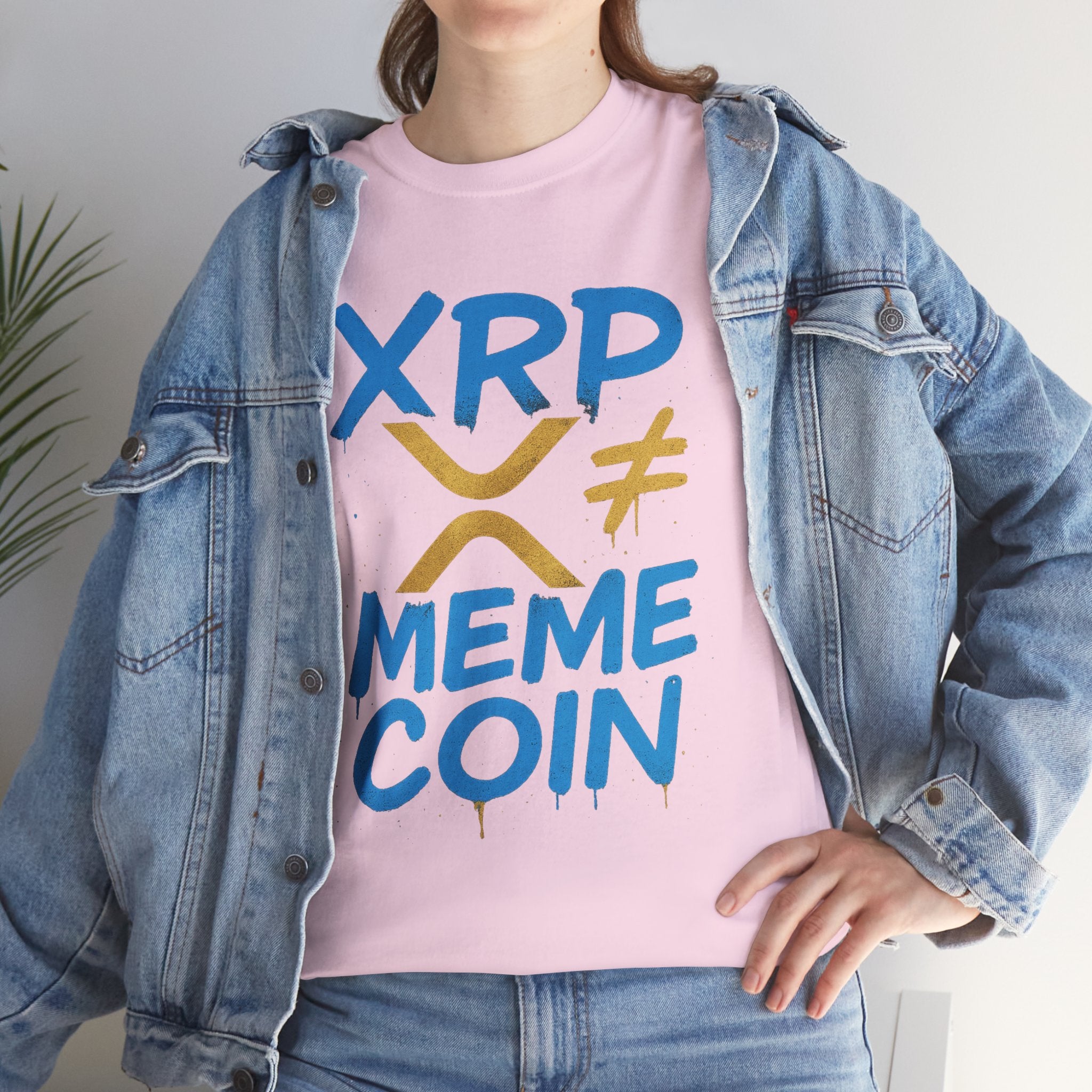 XRP ≠ Meme Coin T‑Shirt — Crypto Advocate Graphic Tee