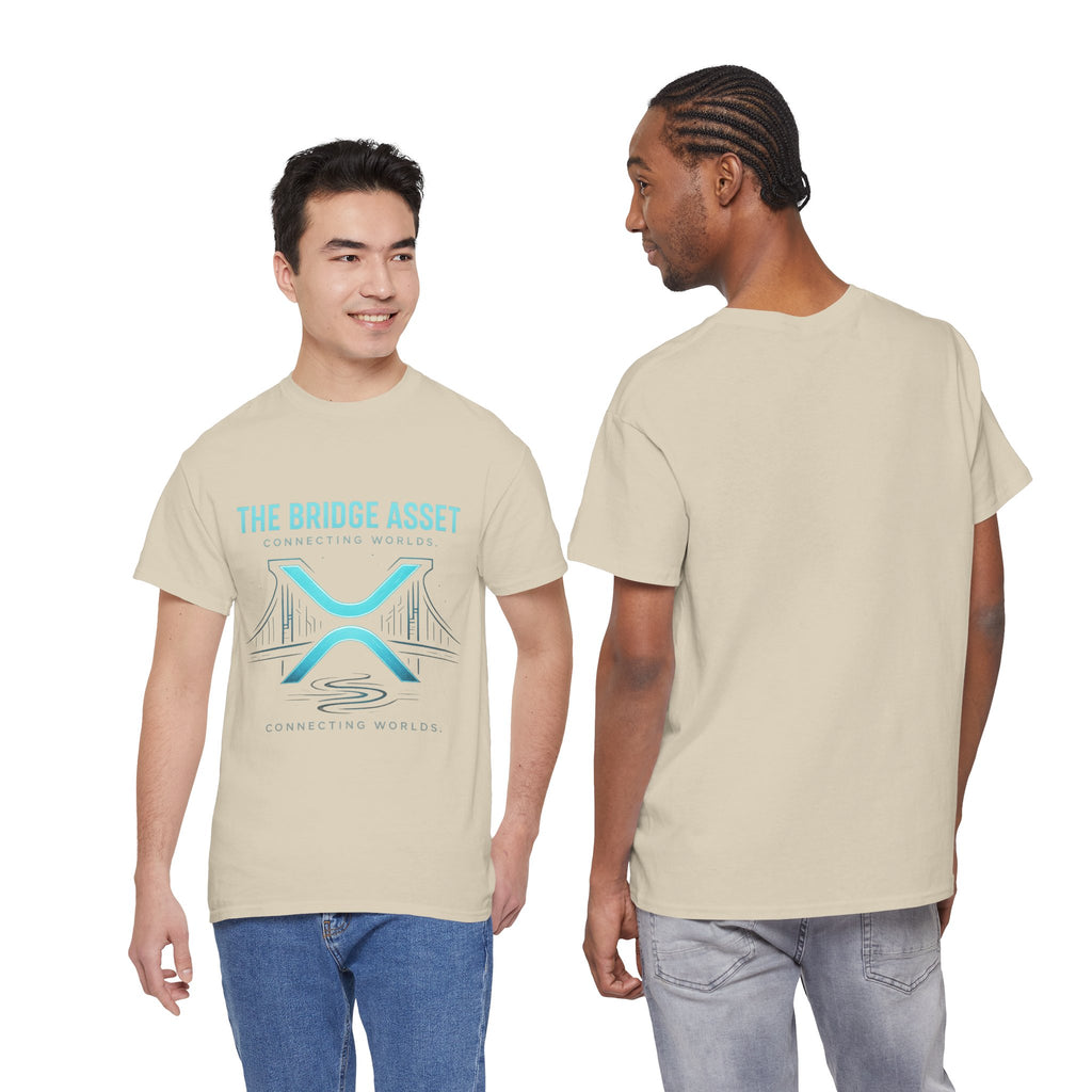 The Bridge Asset Tee – 'Connecting Worlds' Crypto Ripple X Logo T-Shirt