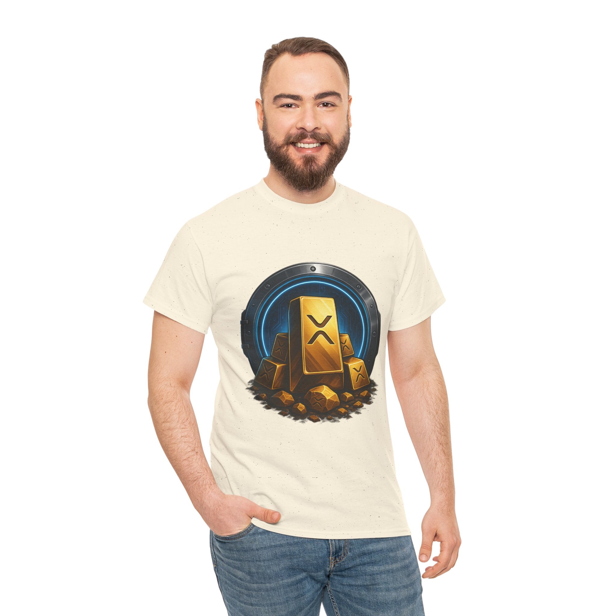 Crypto Gold Bars T-Shirt — Ripple (XRP) Stack Graphic Tee
