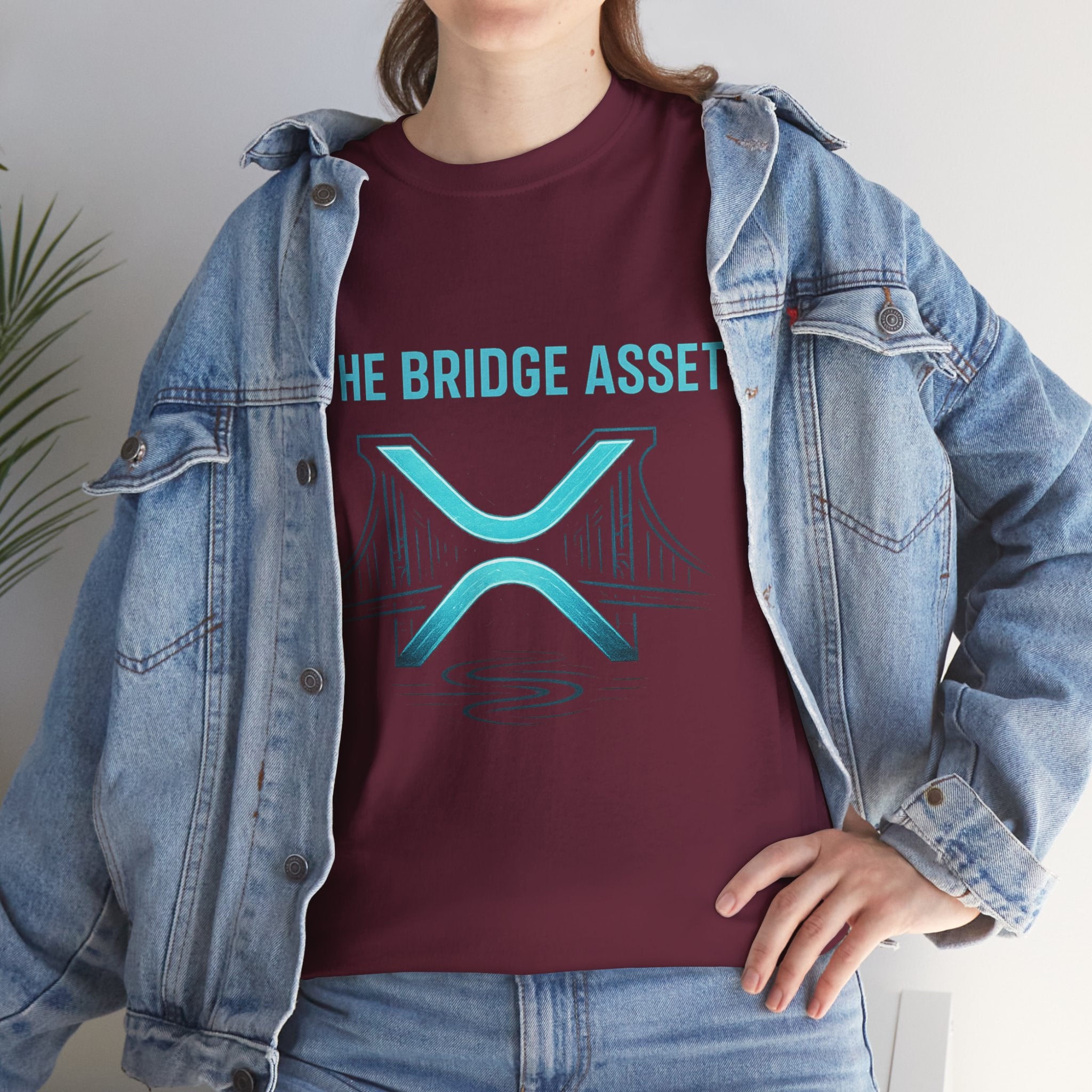 XRP 'The Bridge Asset' Graphic Tee — Crypto Ripple Logo Shirt