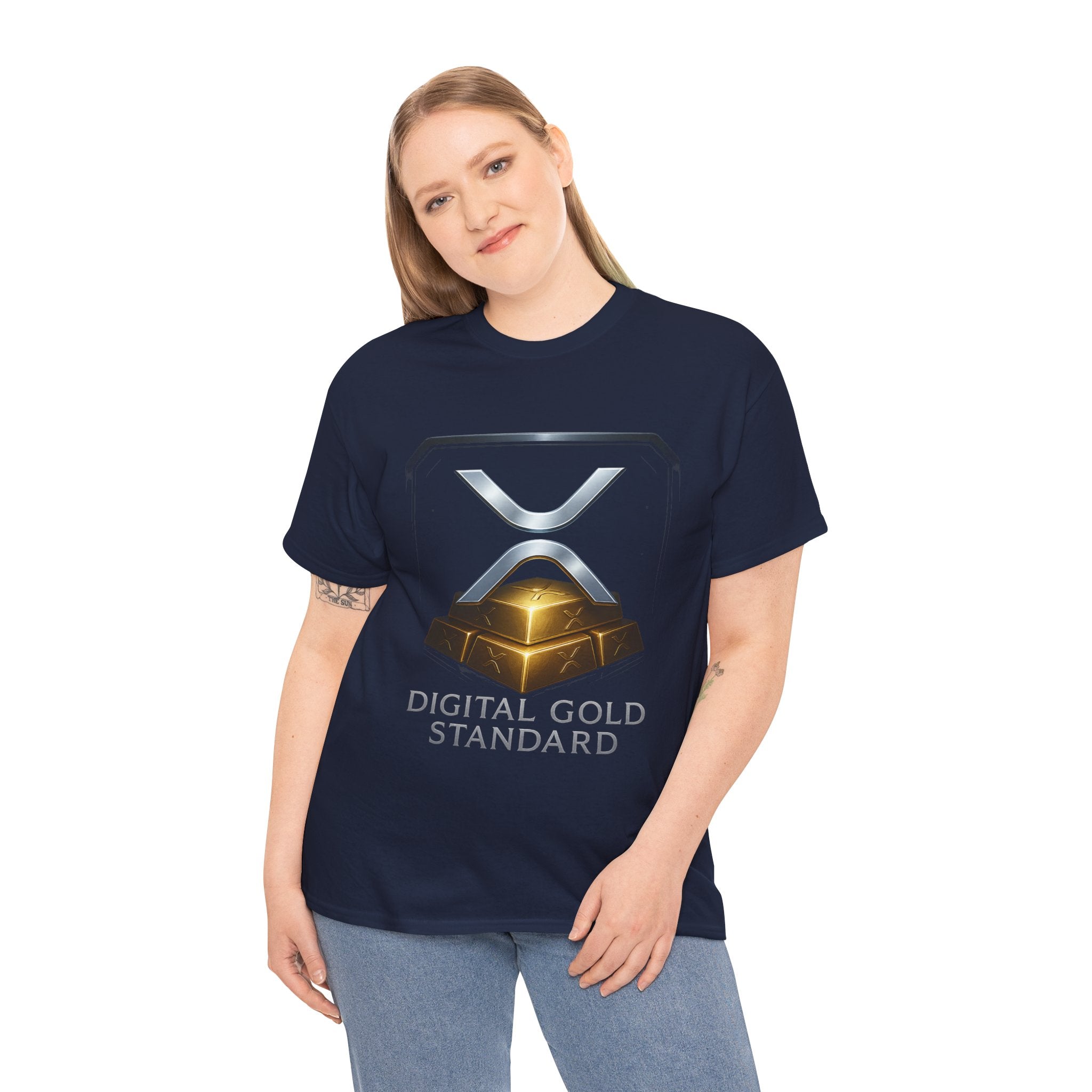 XRP 'Digital Gold Standard' Tee — Cryptocurrency Logo Shirt