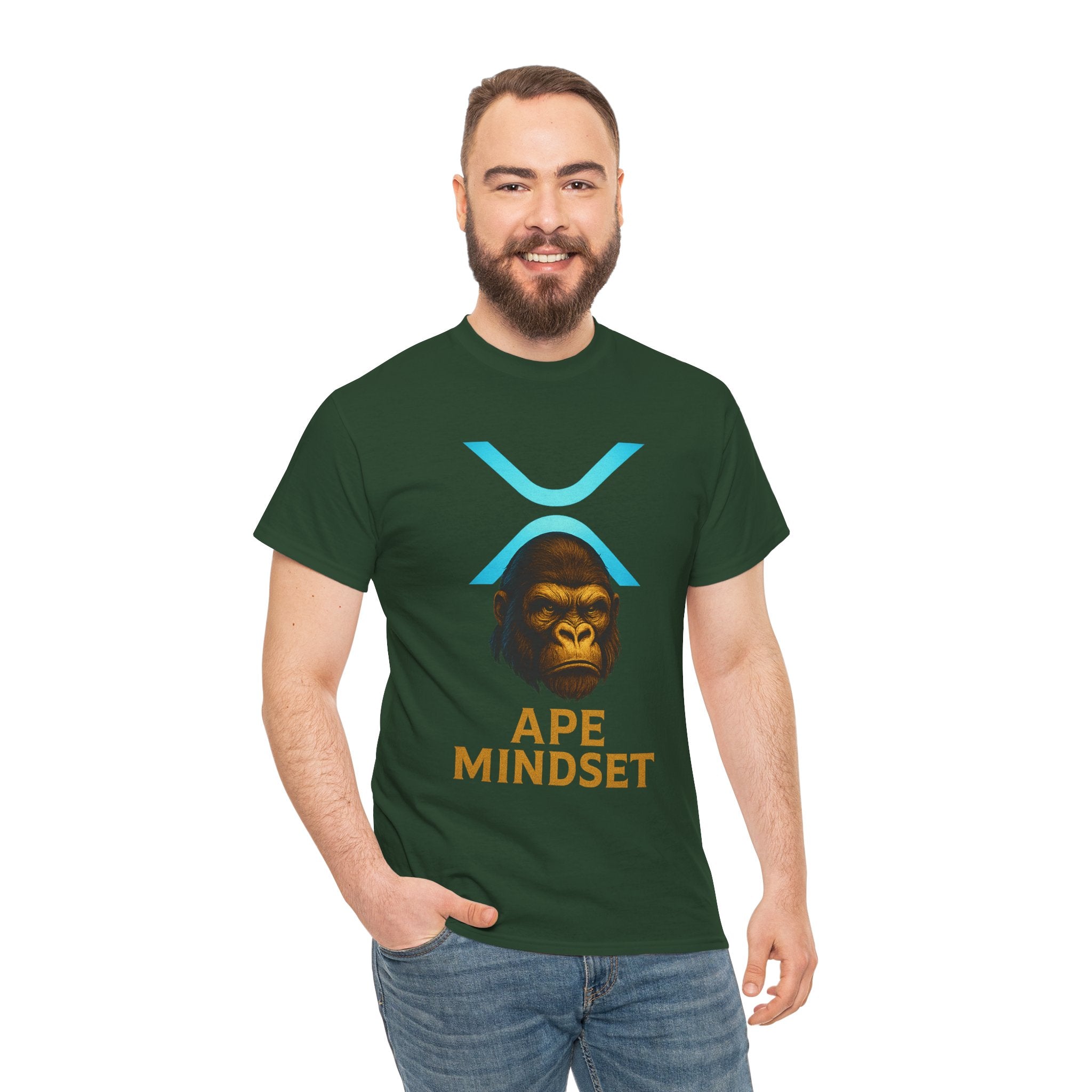 Ape Mindset T-Shirt — Crypto XRP Ape Graphic Tee