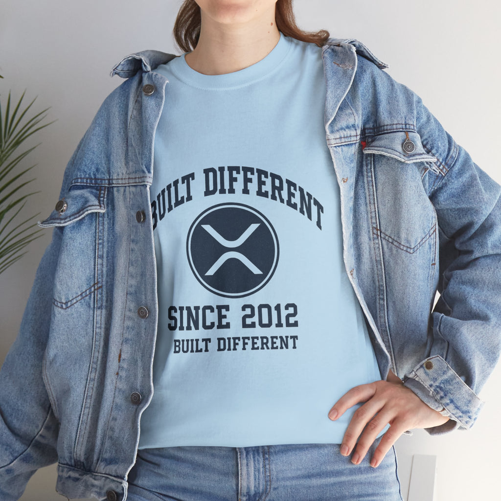 Built Different Since 2012 T-Shirt – Ripple XRP Logo Tee