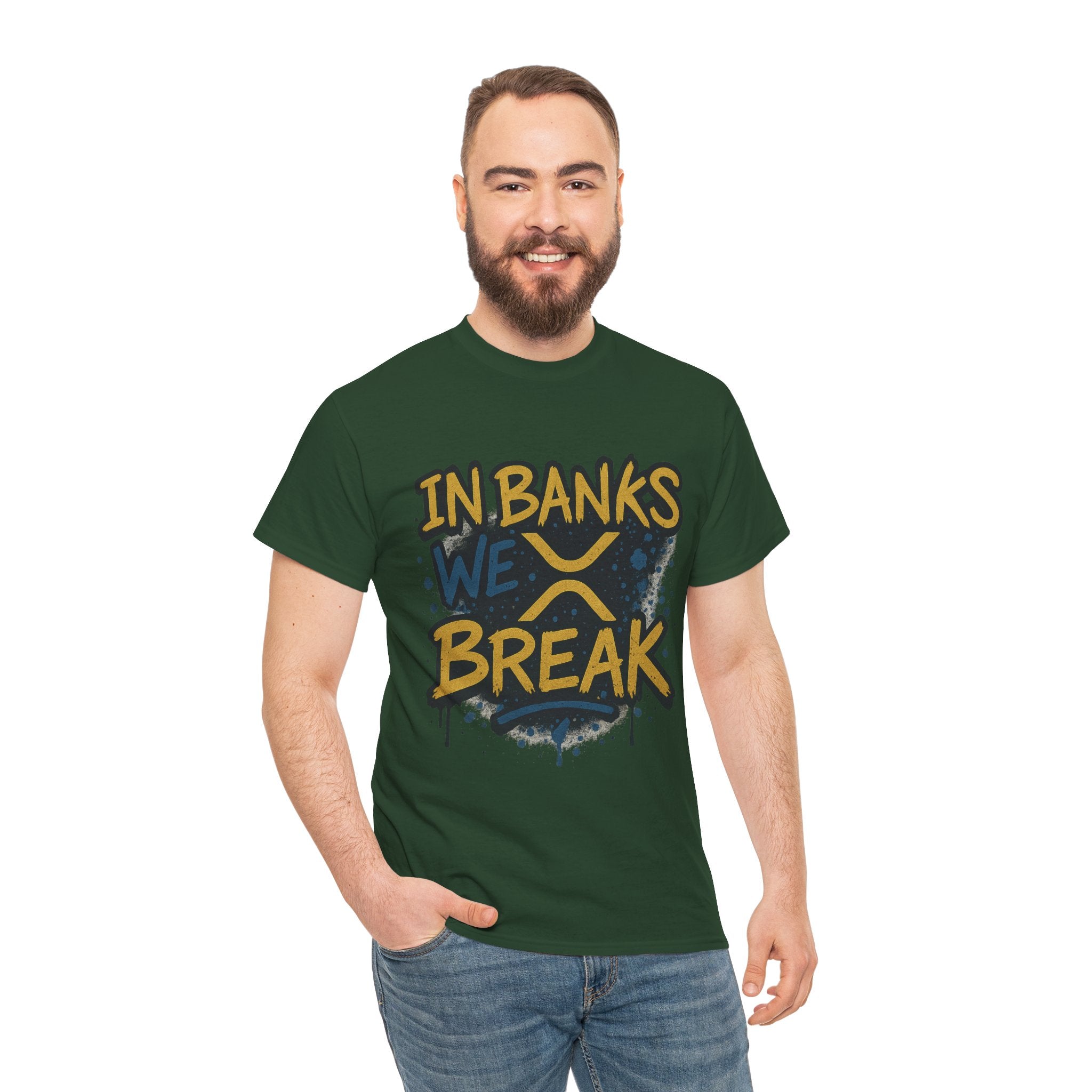 Ripple 'In Banks We Break' Graphic Tee — Crypto XRP Streetwear