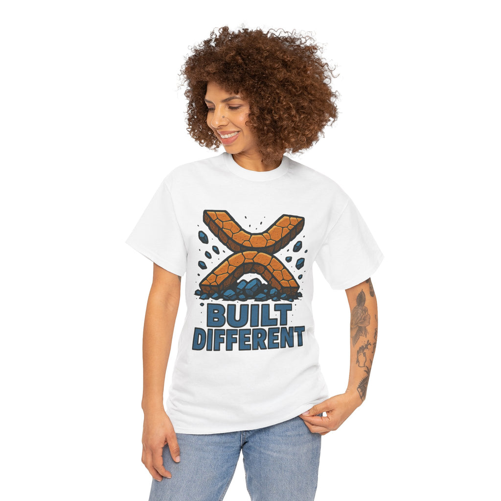 Built Different T-Shirt — Rugged Crypto X Design Tee