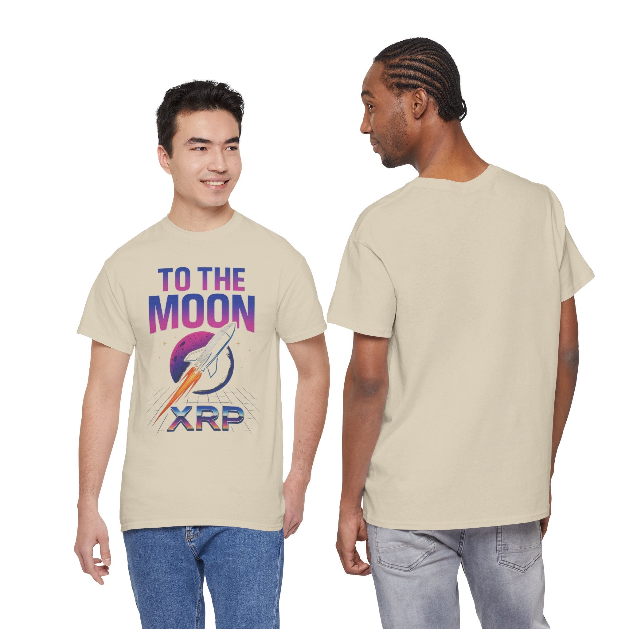 XRP 'To The Moon' T-Shirt — Crypto Investor Rocket Tee