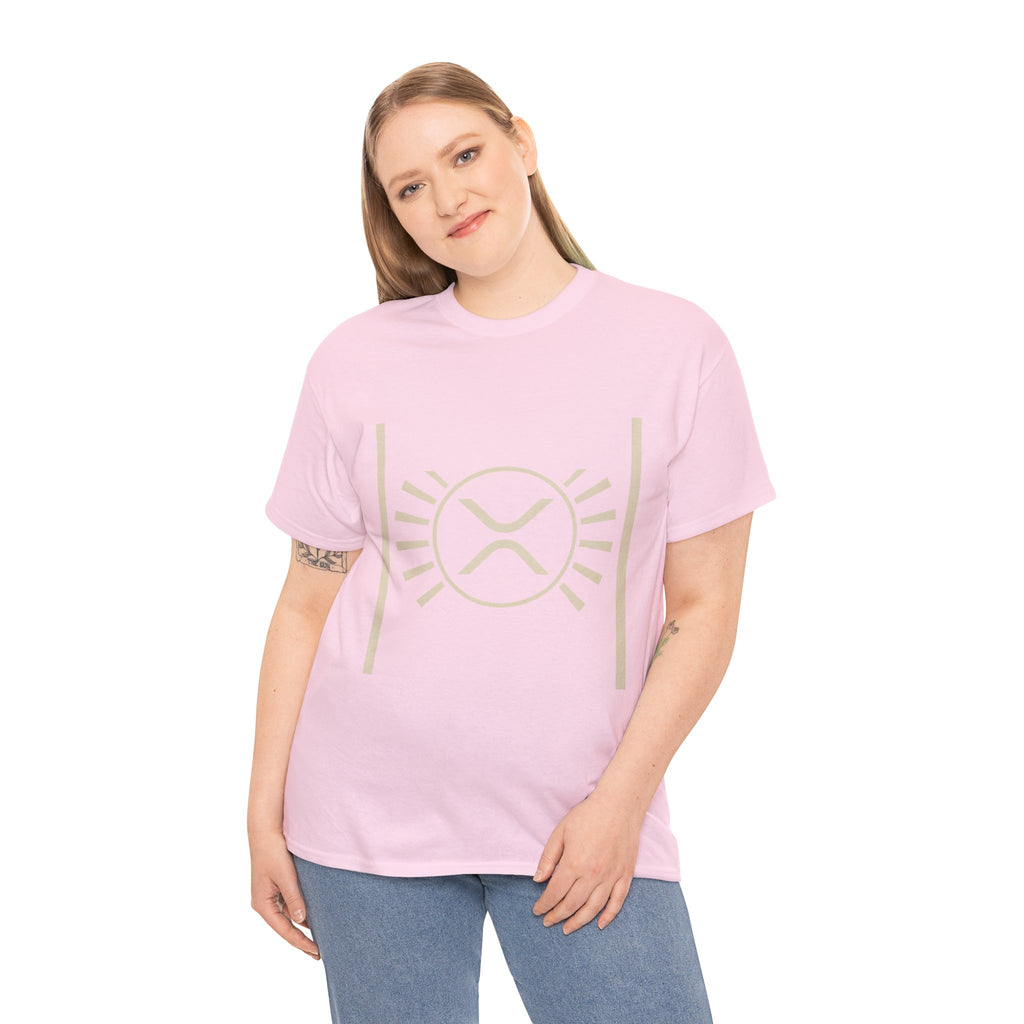 XRP Sun Logo T‑Shirt — Minimal Crypto Ripple Tee