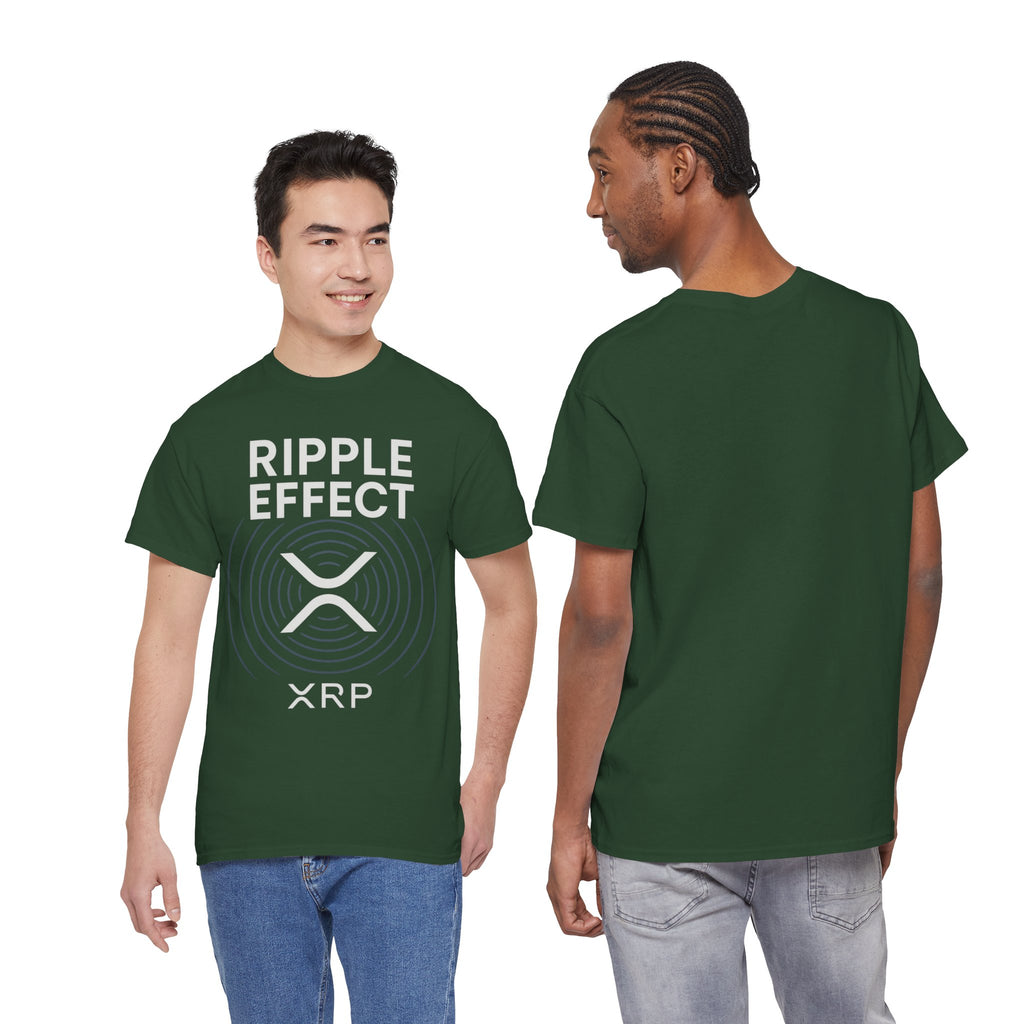 Ripple Effect XRP Tee — Minimal Cryptocurrency Logo T-Shirt