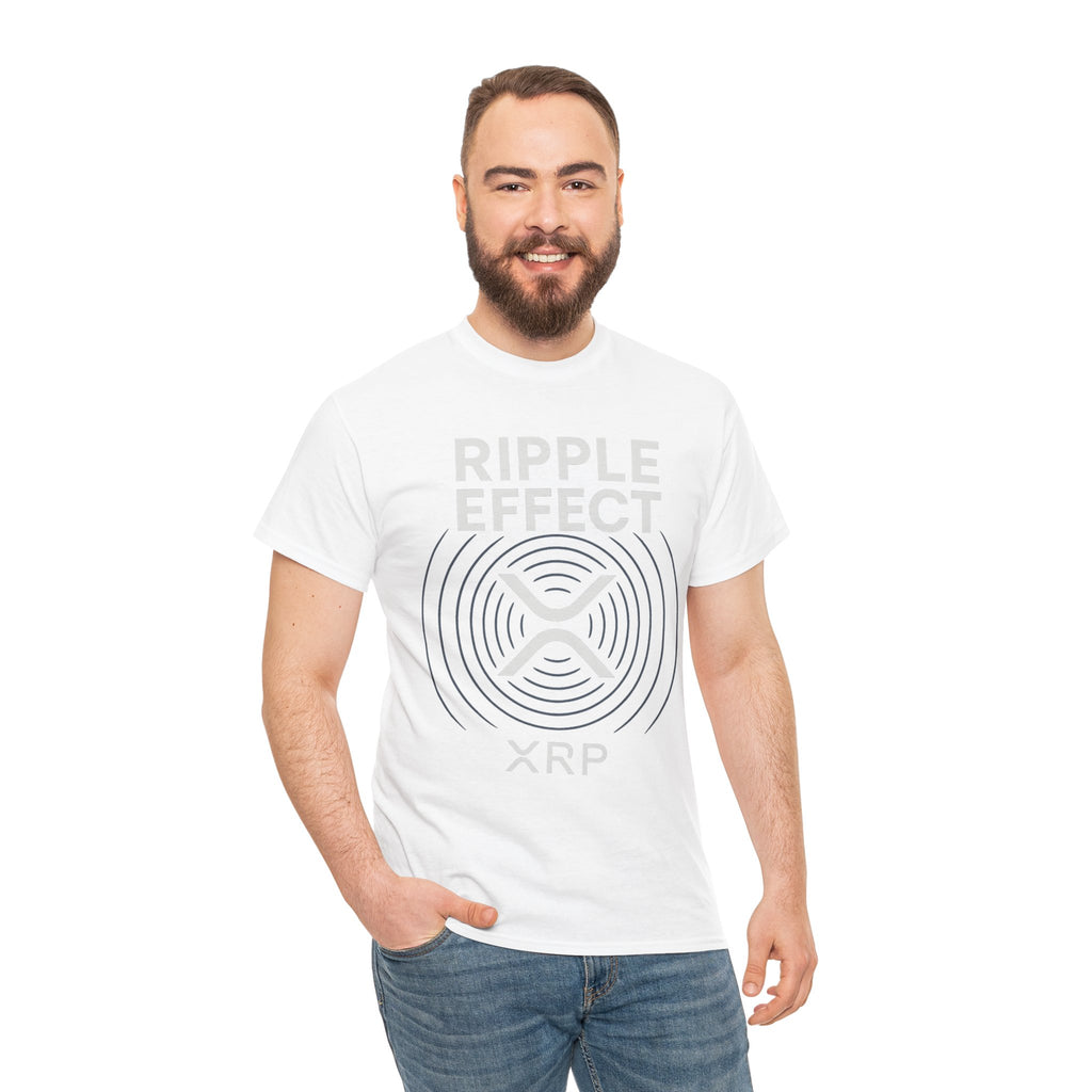 Ripple Effect XRP Tee — Minimal Cryptocurrency Logo T-Shirt