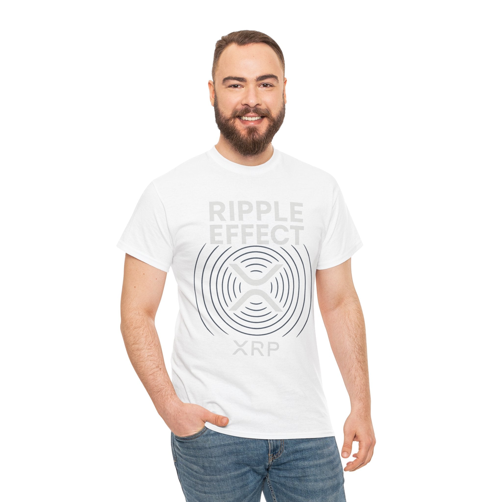 Ripple Effect XRP Tee — Minimal Cryptocurrency Logo T-Shirt