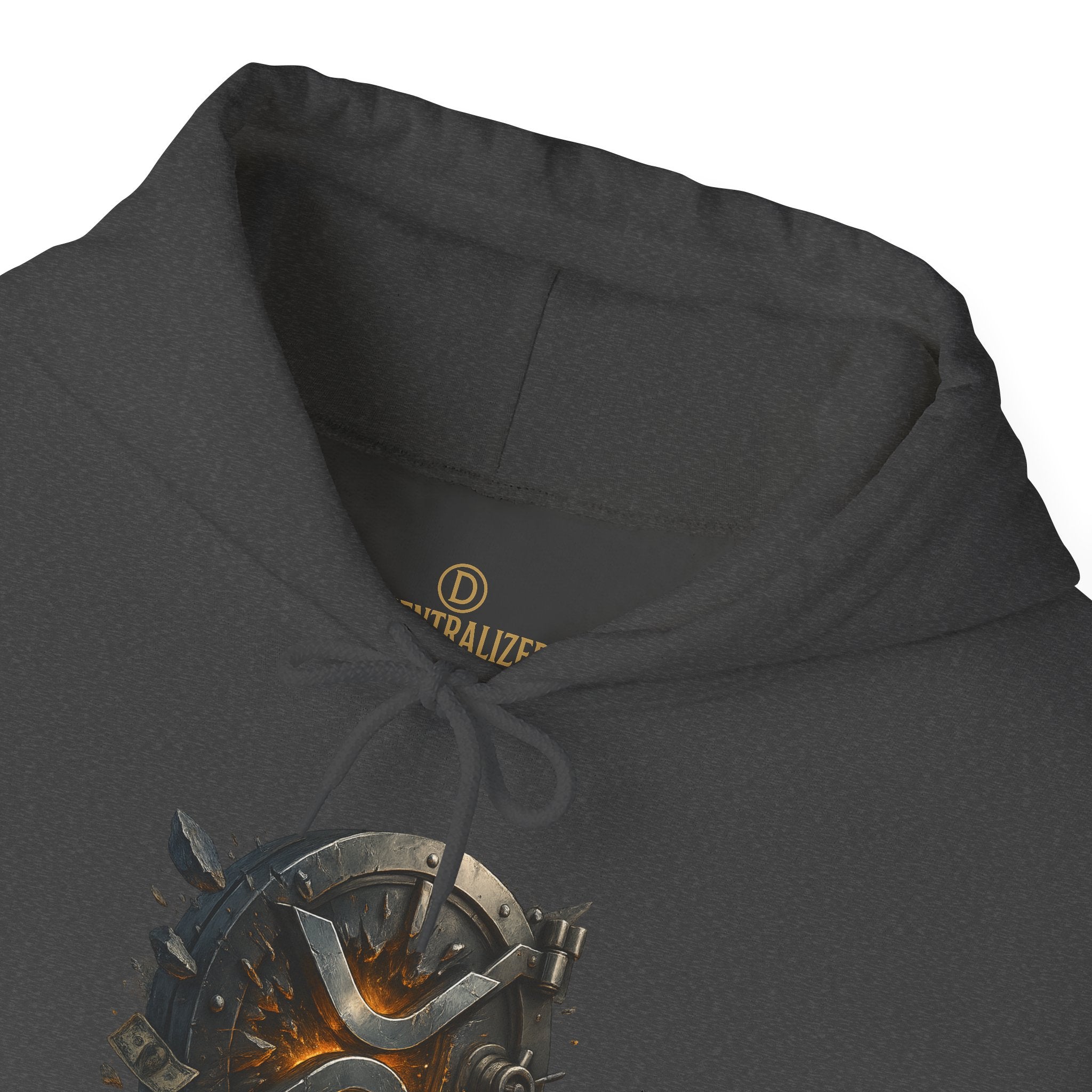Viking Shield & Helmet Hoodie — Norse Warrior Graphic Sweatshirt