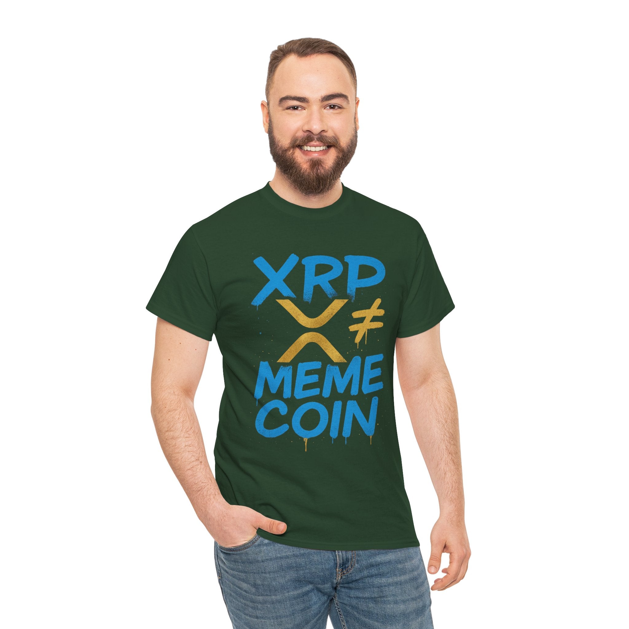 XRP ≠ Meme Coin T‑Shirt — Crypto Advocate Graphic Tee