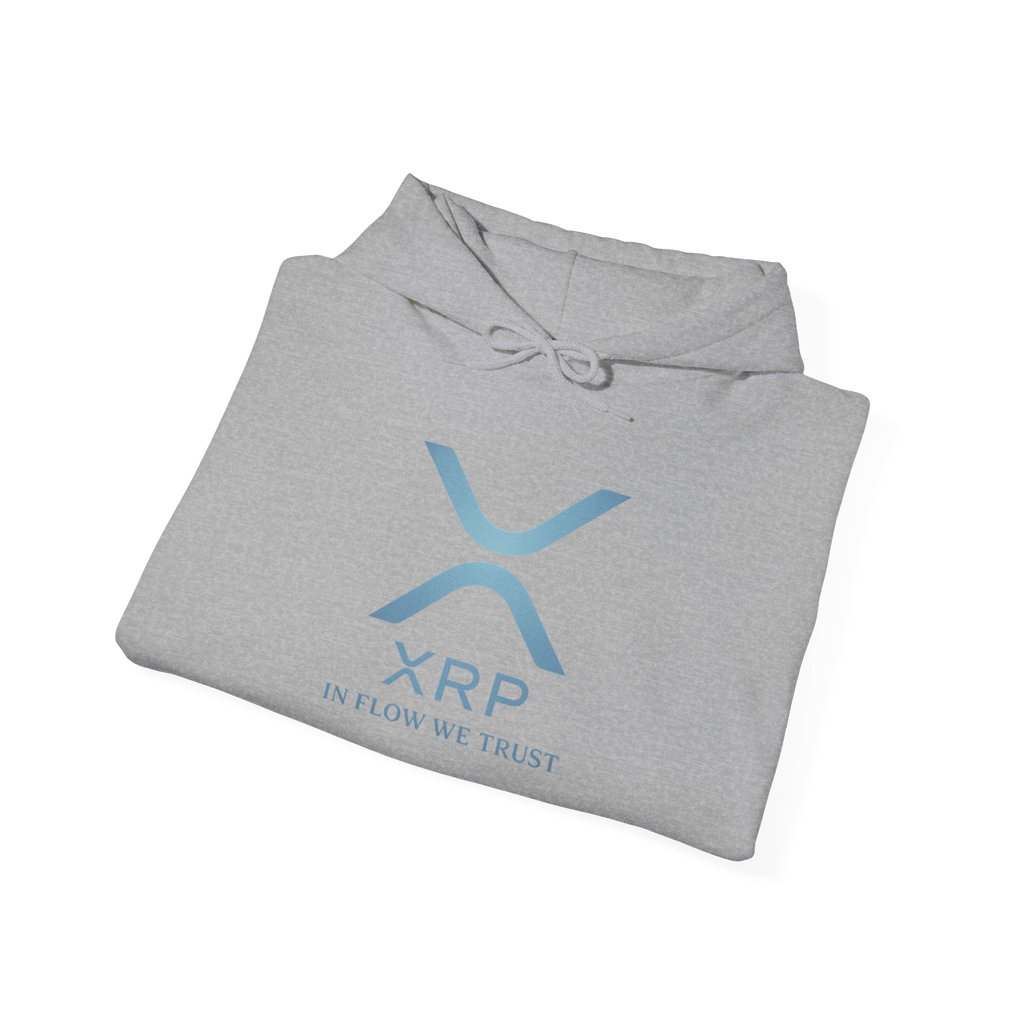 XRP Logo Hoodie – "In Flow We Trust" Crypto Sweatshirt