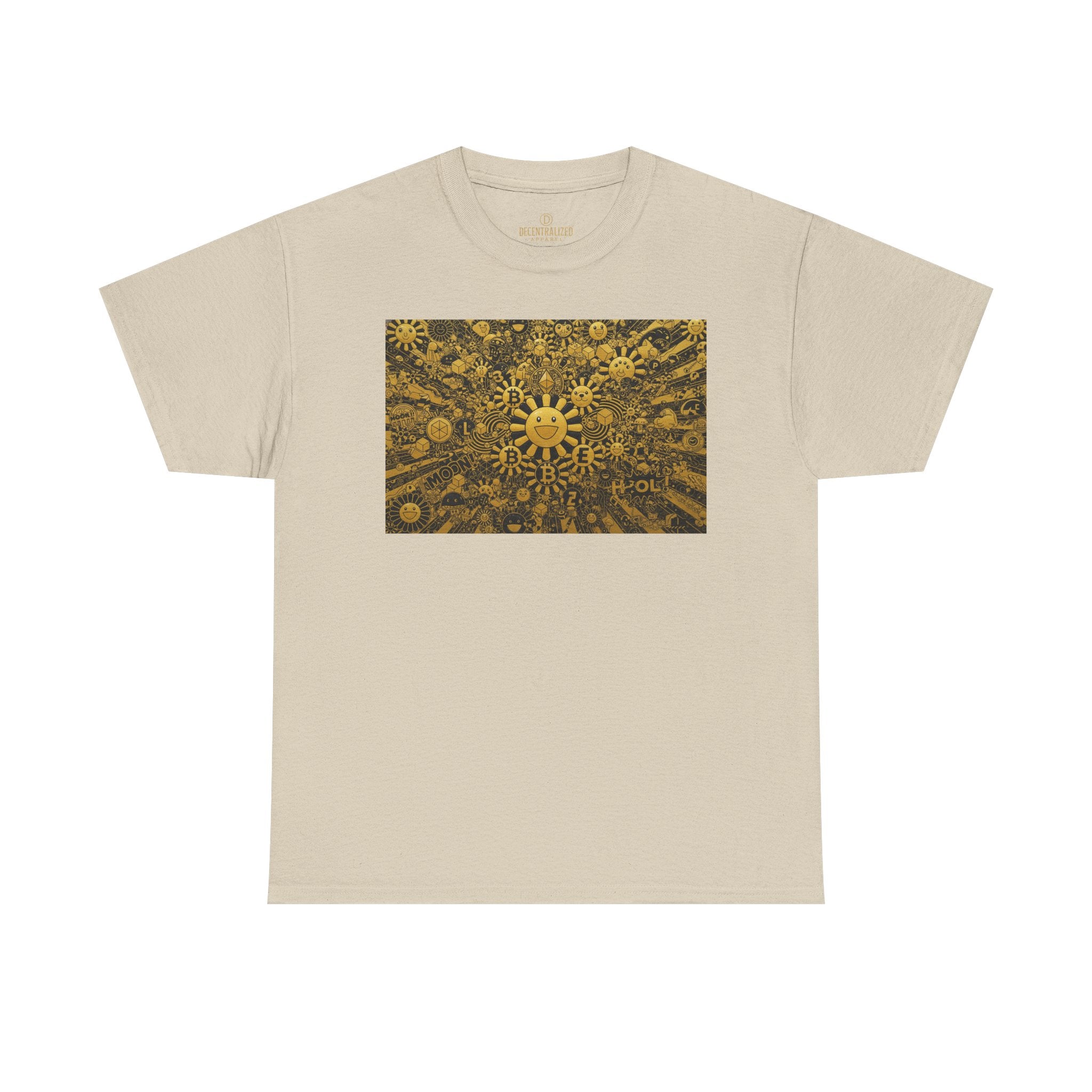 Sunflower Burst T‑Shirt — Golden Sunflower Pattern Tee