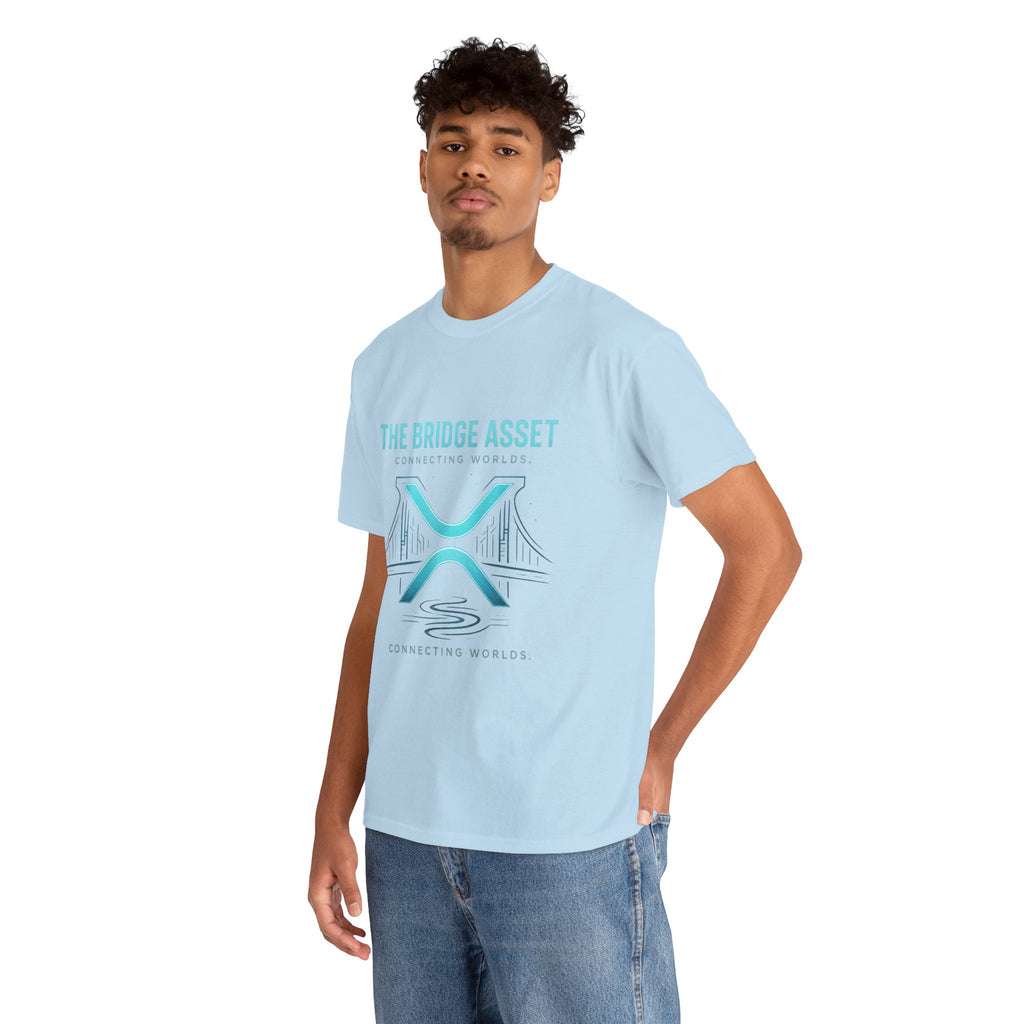 The Bridge Asset Tee – 'Connecting Worlds' Crypto Ripple X Logo T-Shirt