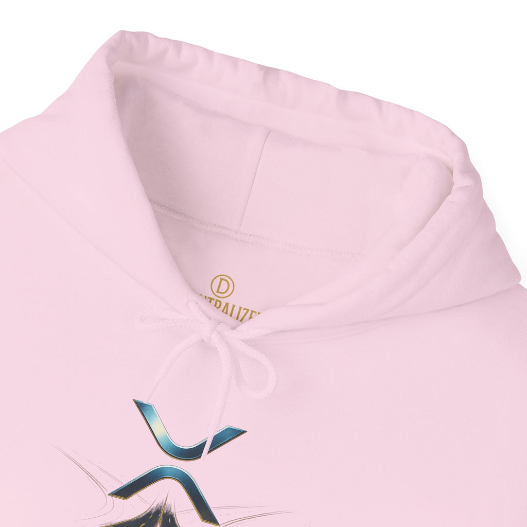 XRP Logo Hoodie — "All Roads Lead to XRP" Minimal Crypto Hoodie