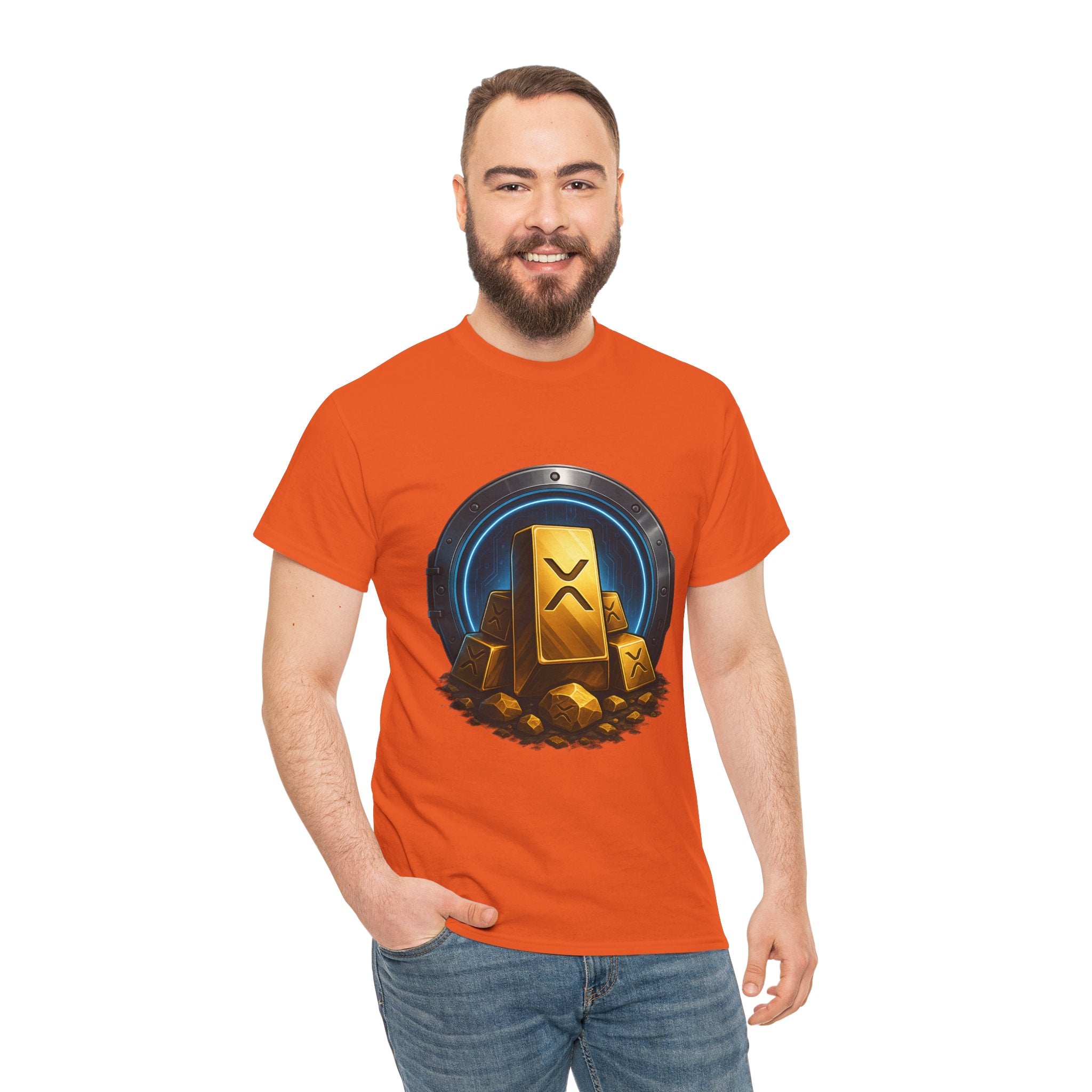 Crypto Gold Bars T-Shirt — Ripple (XRP) Stack Graphic Tee
