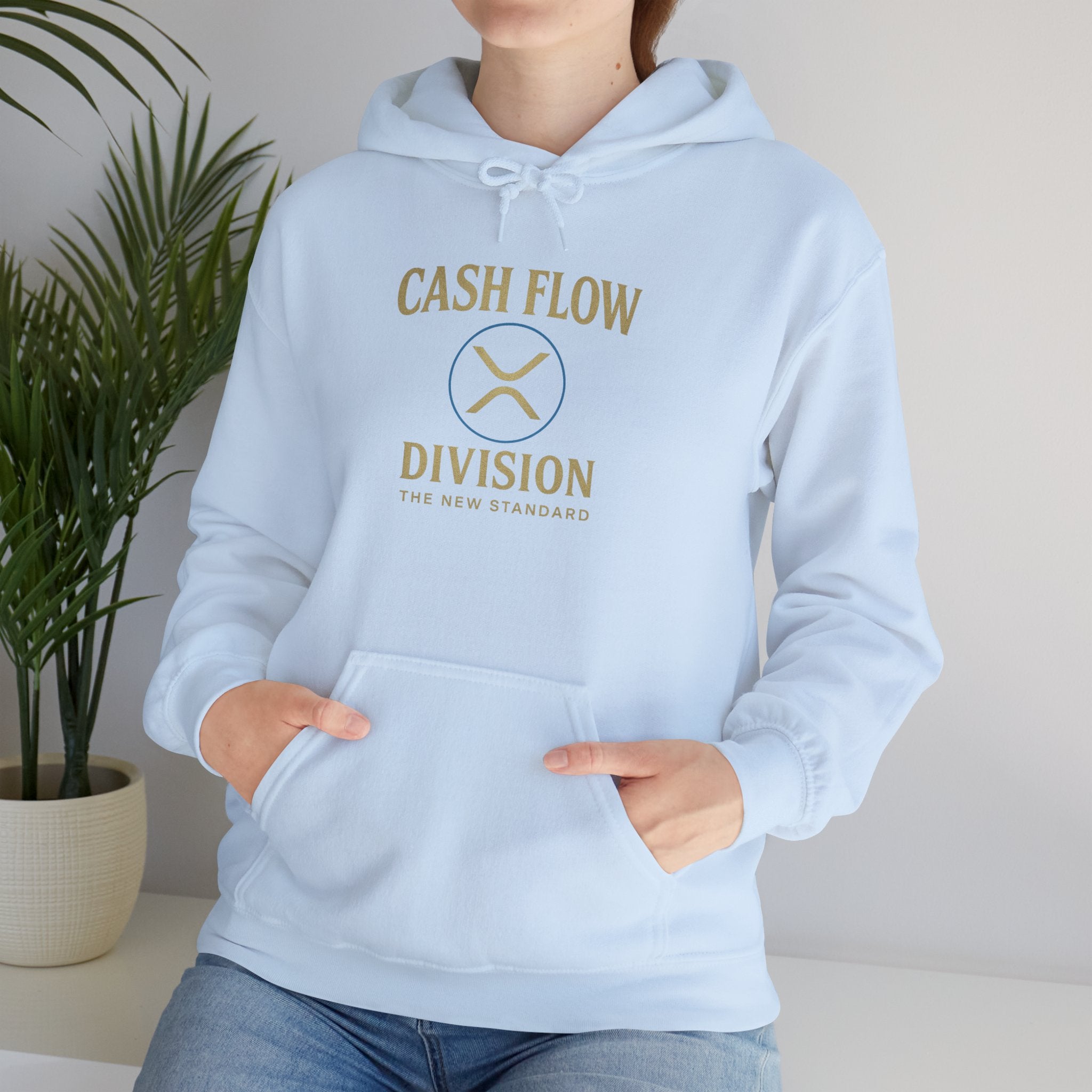 Cash Flow Division Hoodie — Minimalist Finance Logo Pullover