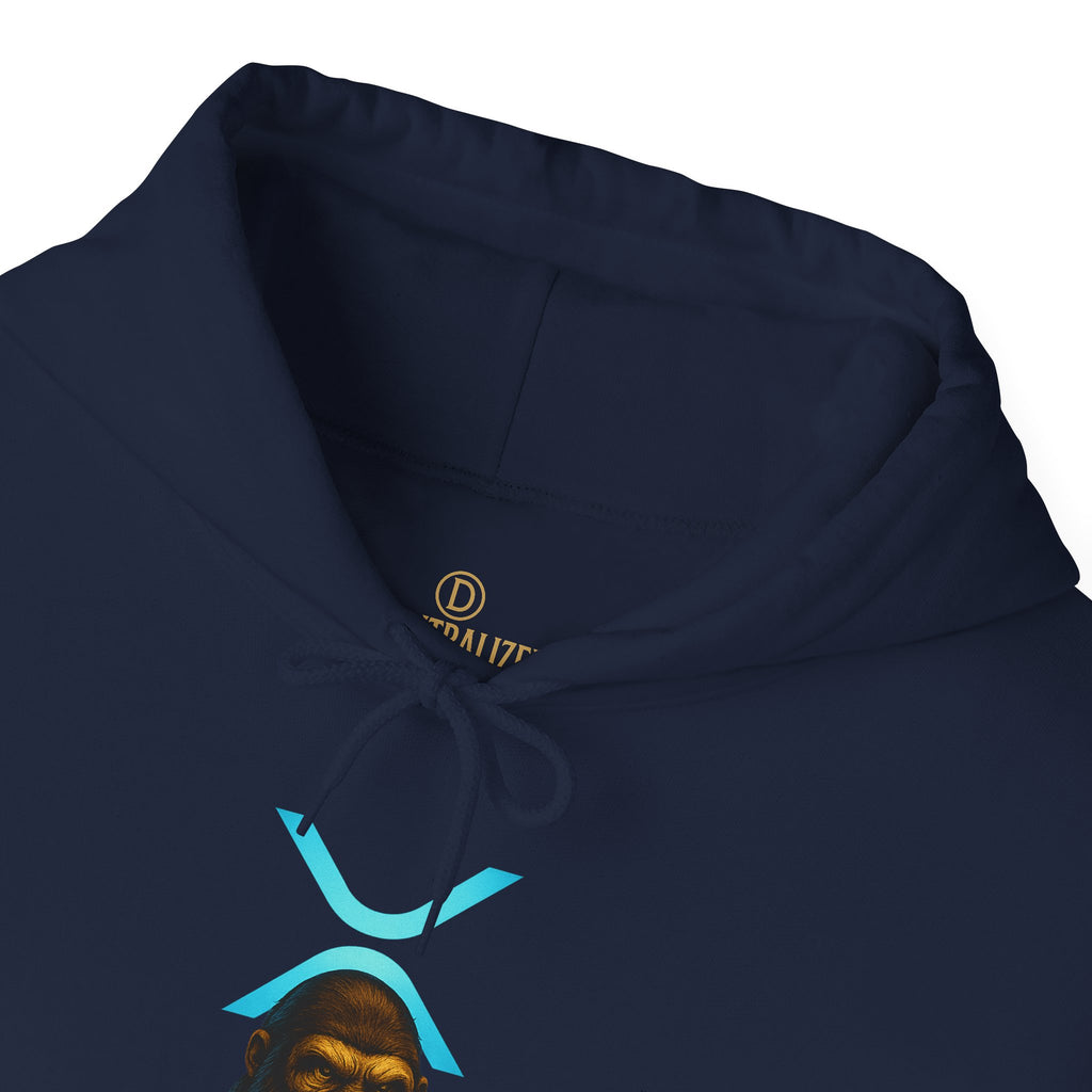 Ape Mindset Hoodie — Crypto XRP Logo Gorillaz Graphic Sweatshirt