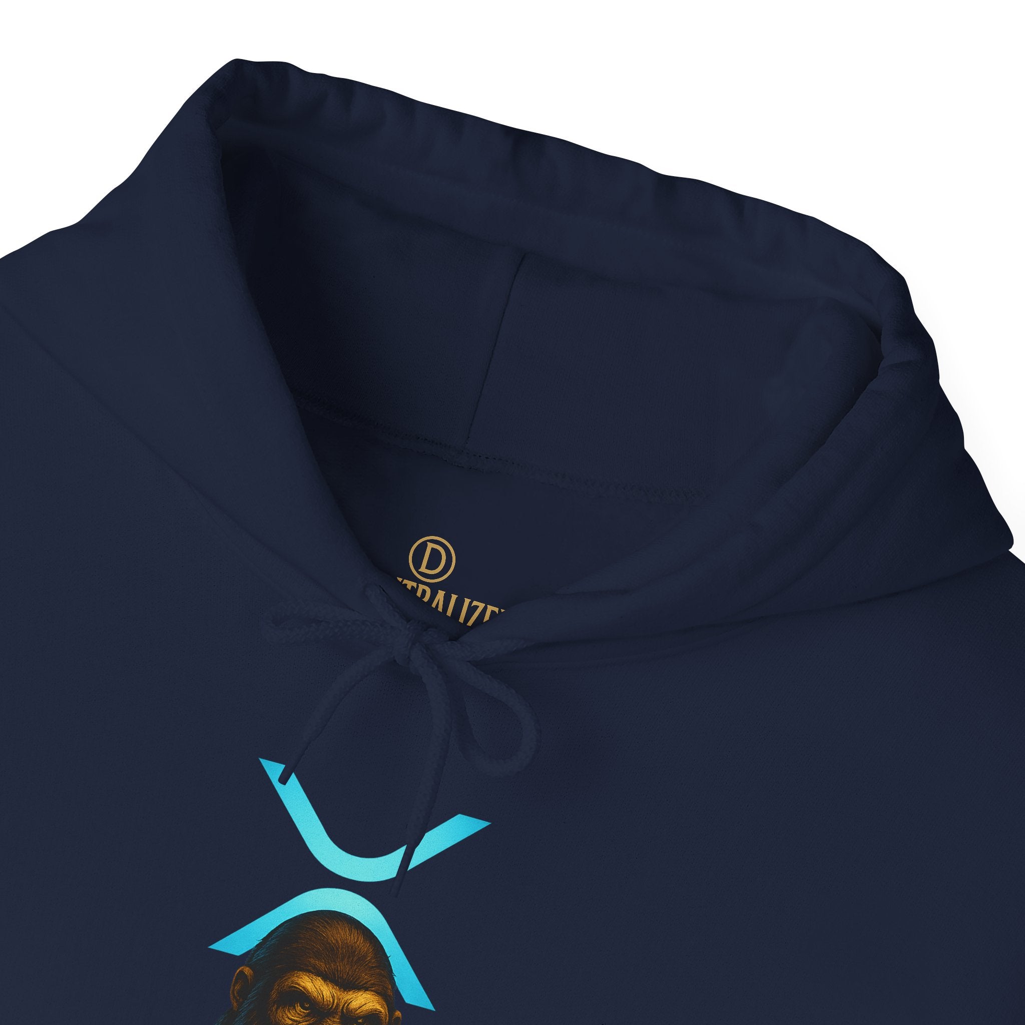 Ape Mindset Hoodie — Crypto XRP Logo Gorillaz Graphic Sweatshirt