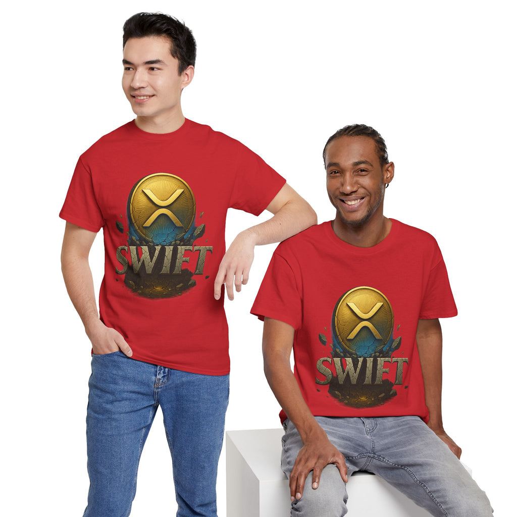 XRP Swift Cryptocurrency T‑Shirt — Ripple Coin Logo Graphic Tee
